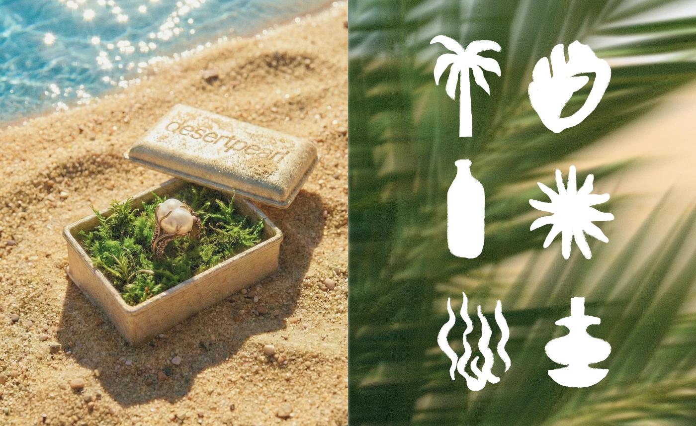 ai + design for jewelry brand | desert pearl — Изображение №14 — Брендинг, Графика на Dprofile