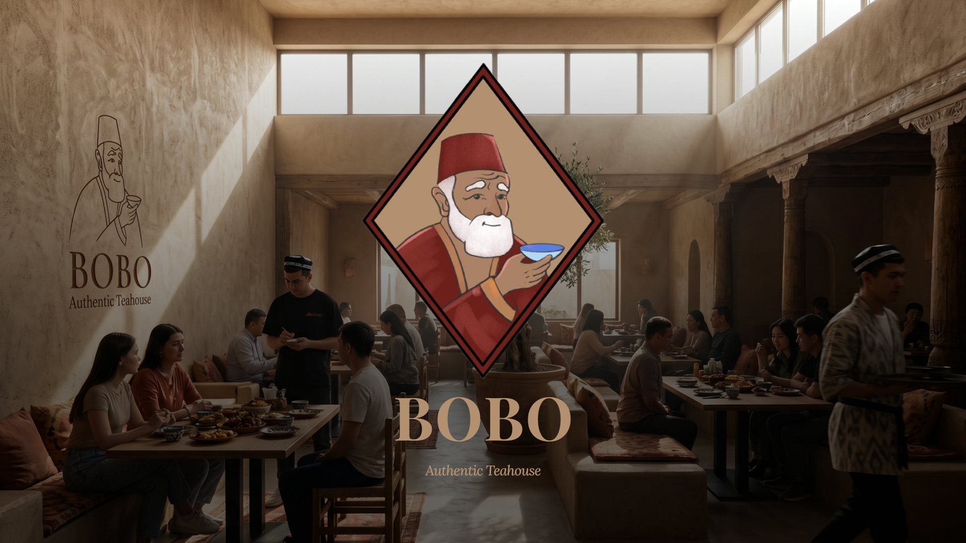 BOBO — Authentic Teahouse — Изображение №1 — Брендинг, Нейро на Dprofile