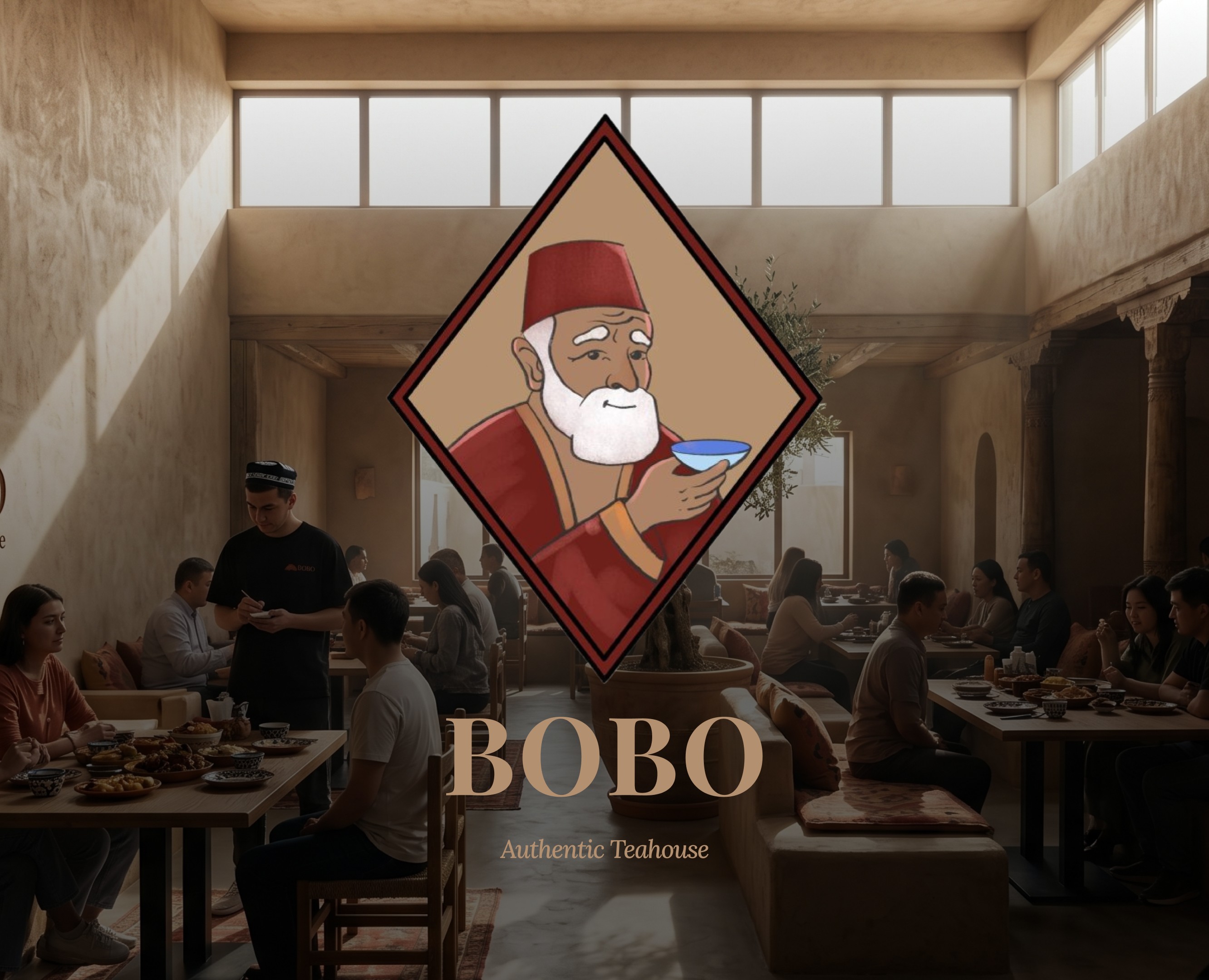 BOBO — Authentic Teahouse — Брендинг, Нейро на Dprofile