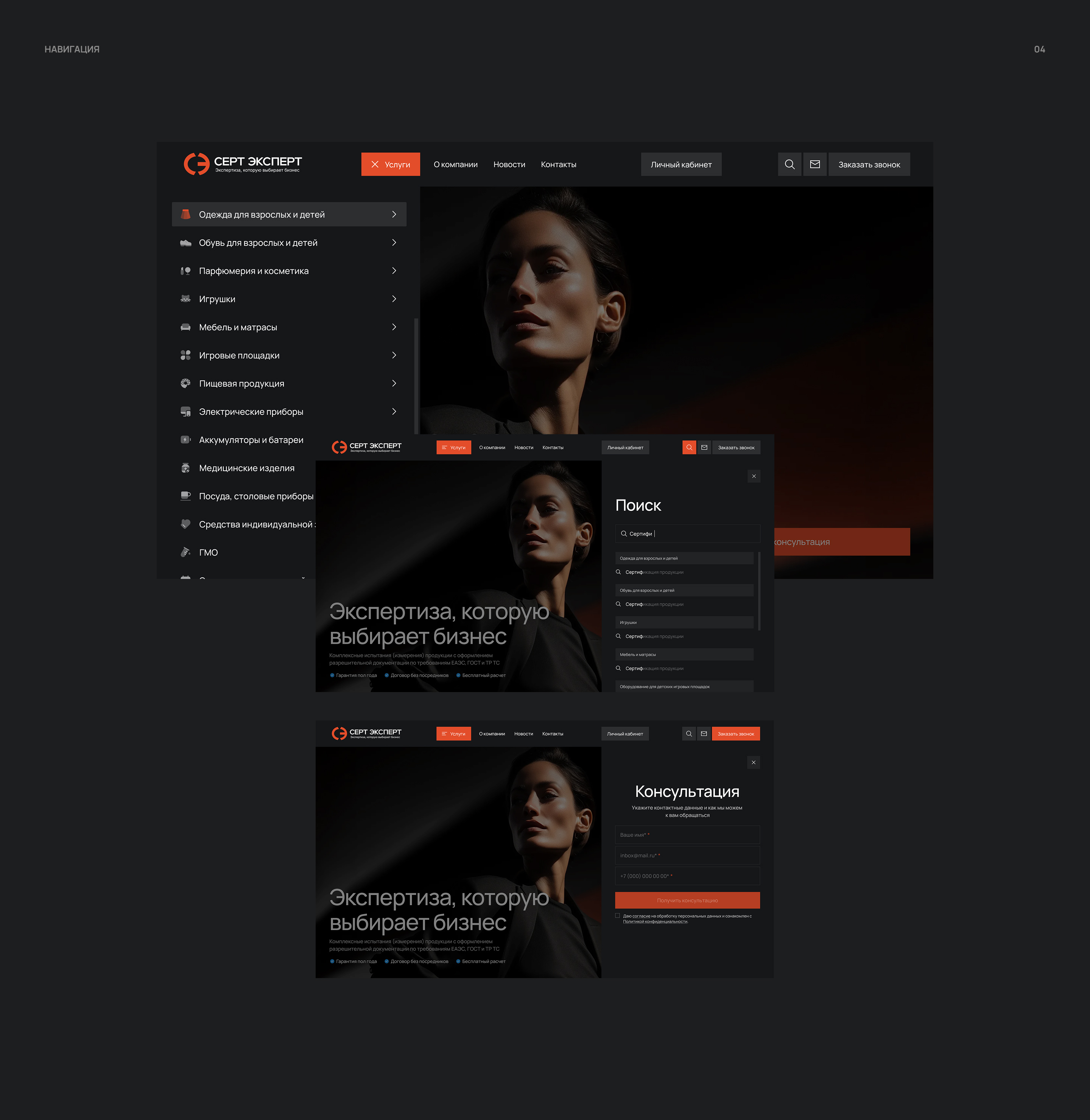 СЕРТ ЭКСПЕРТ | Branding & Web — Изображение №13 — Интерфейсы, Брендинг на Dprofile