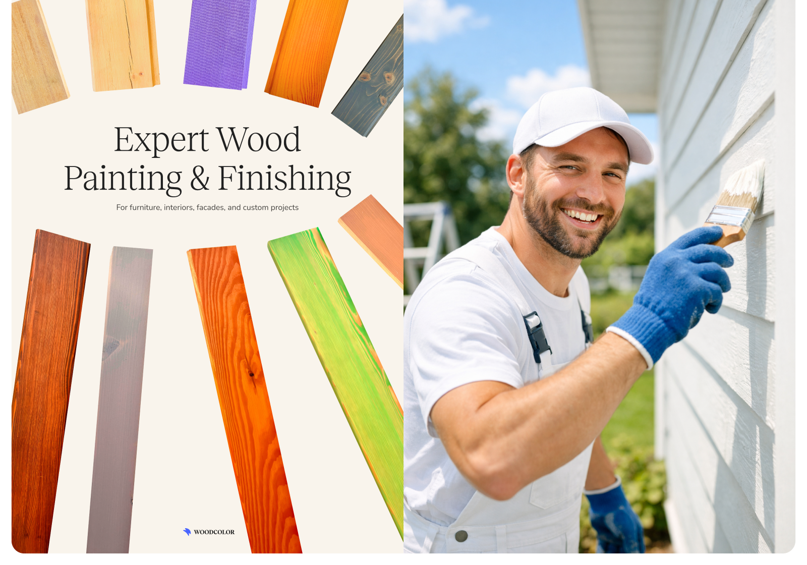 Woodcolor — Web & Brand Design — Изображение №3 — Интерфейсы, Брендинг на Dprofile