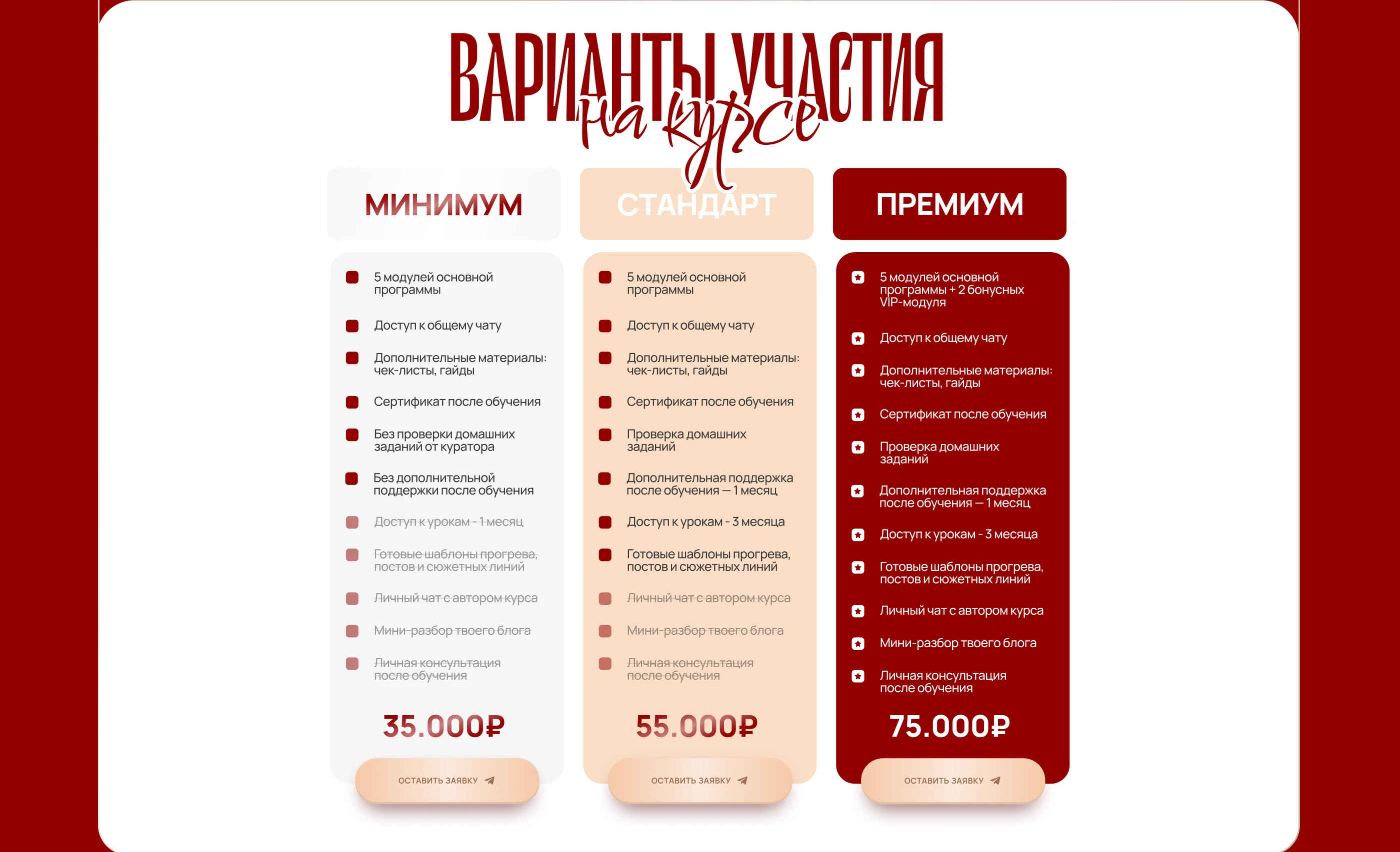 Лендинг для курса по копирайтингу / Landing Page — Изображение №7 — Интерфейсы на Dprofile