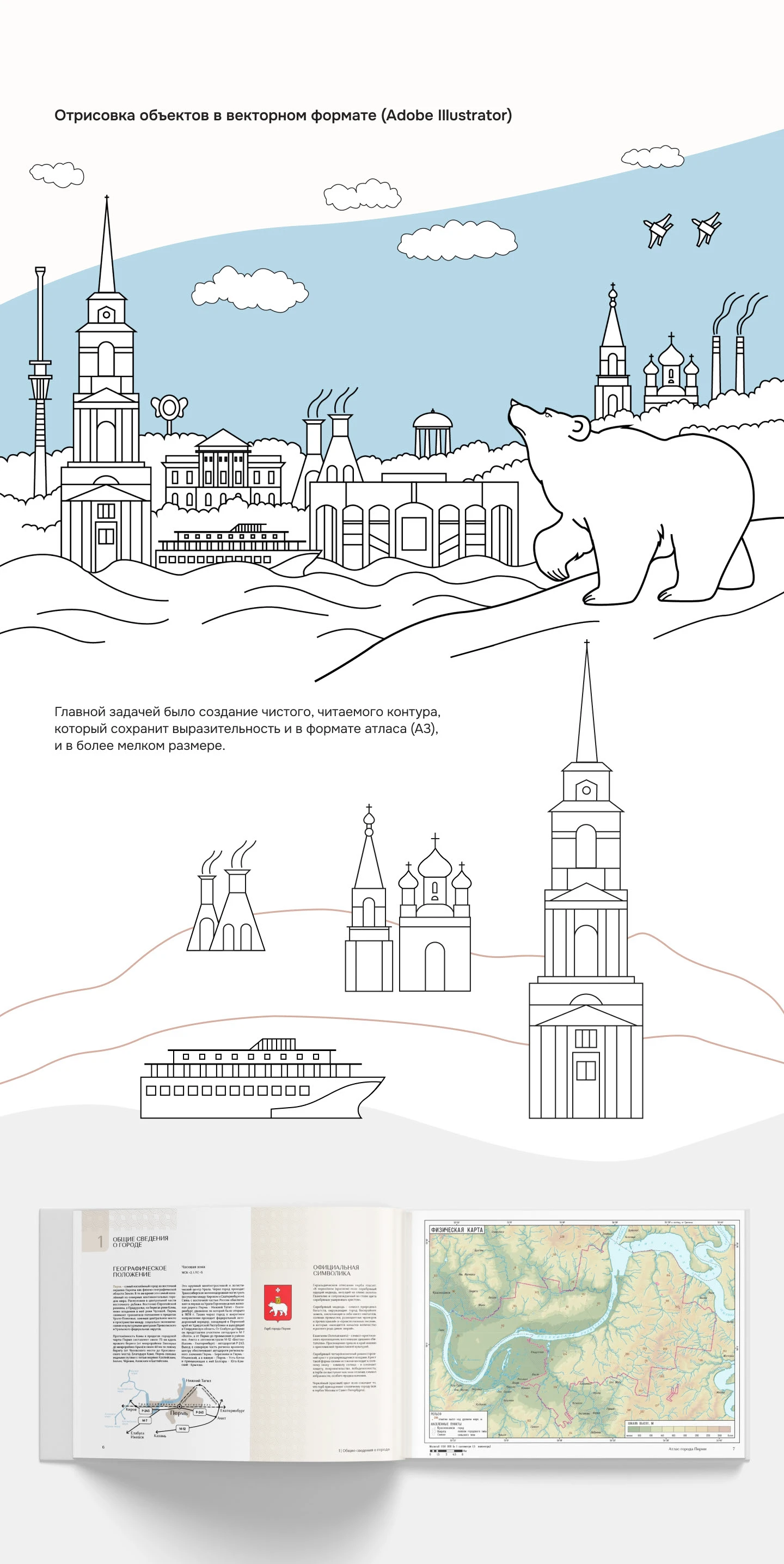 Обложка Атласа города Перми — Изображение №5 — Графика на Dprofile