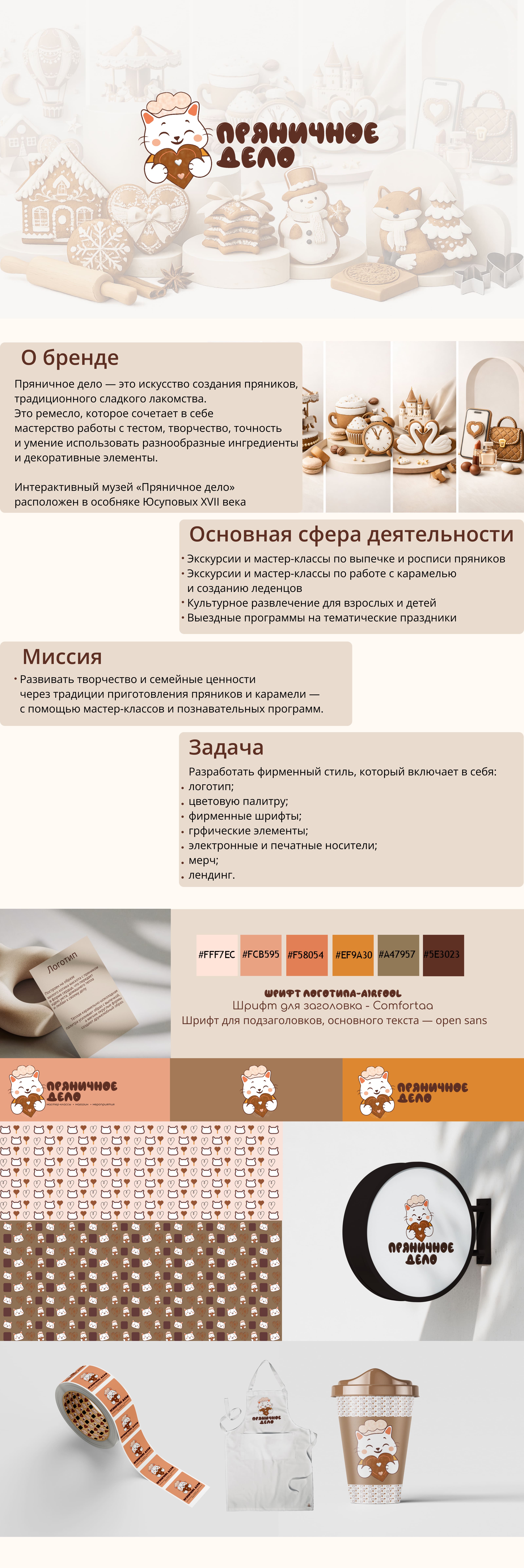 Пряничное дело - УЧЕБНЫЙ ПРОЕКТ — Изображение №1 — Брендинг на Dprofile