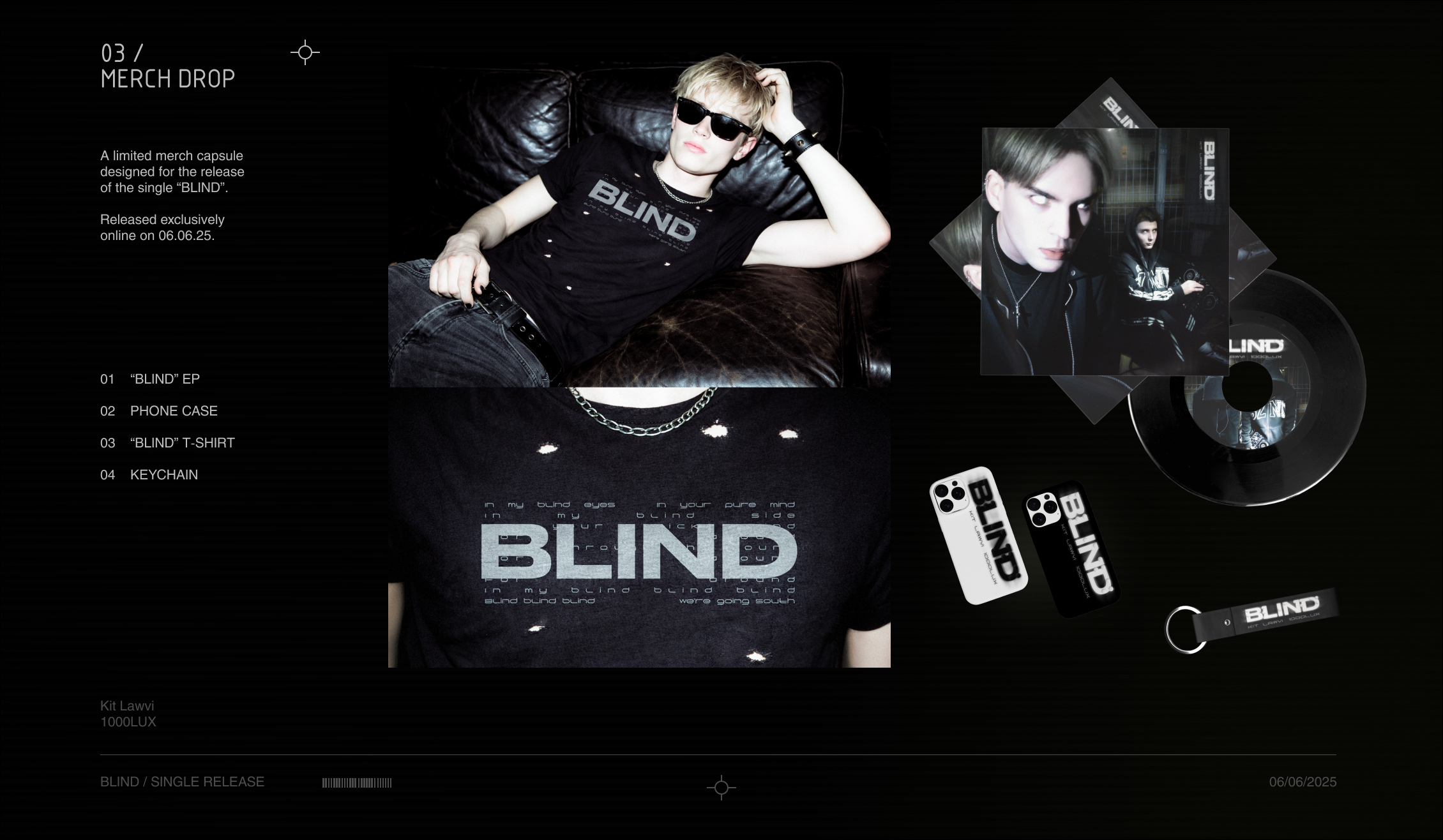 "BLIND" | Release Visual Identity — Изображение №4 — Брендинг, Маркетинг на Dprofile
