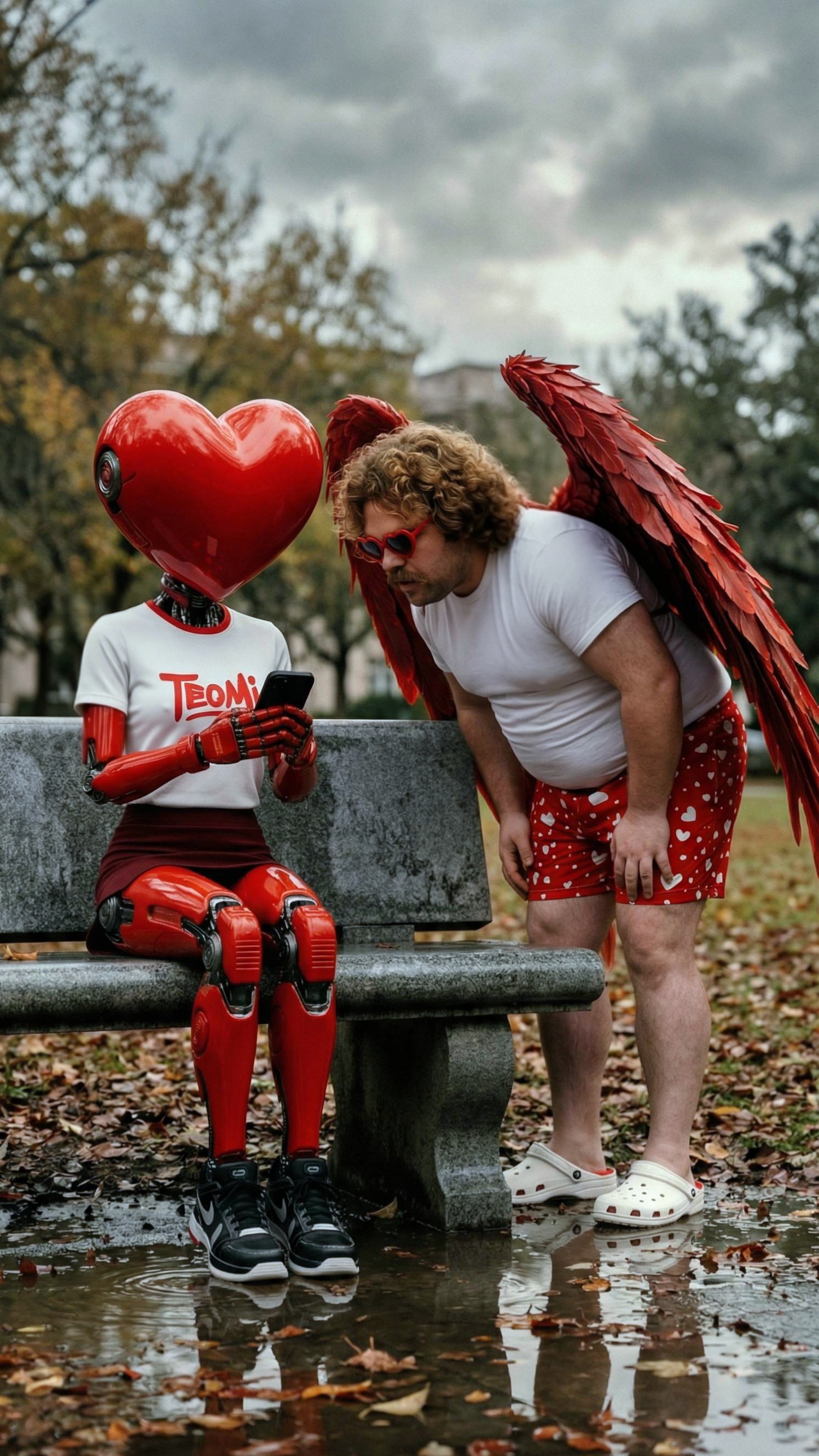 "Любовный ангелочек" - история созданная с помощью Ai — Изображение №5 — Брендинг, Анимация на Dprofile