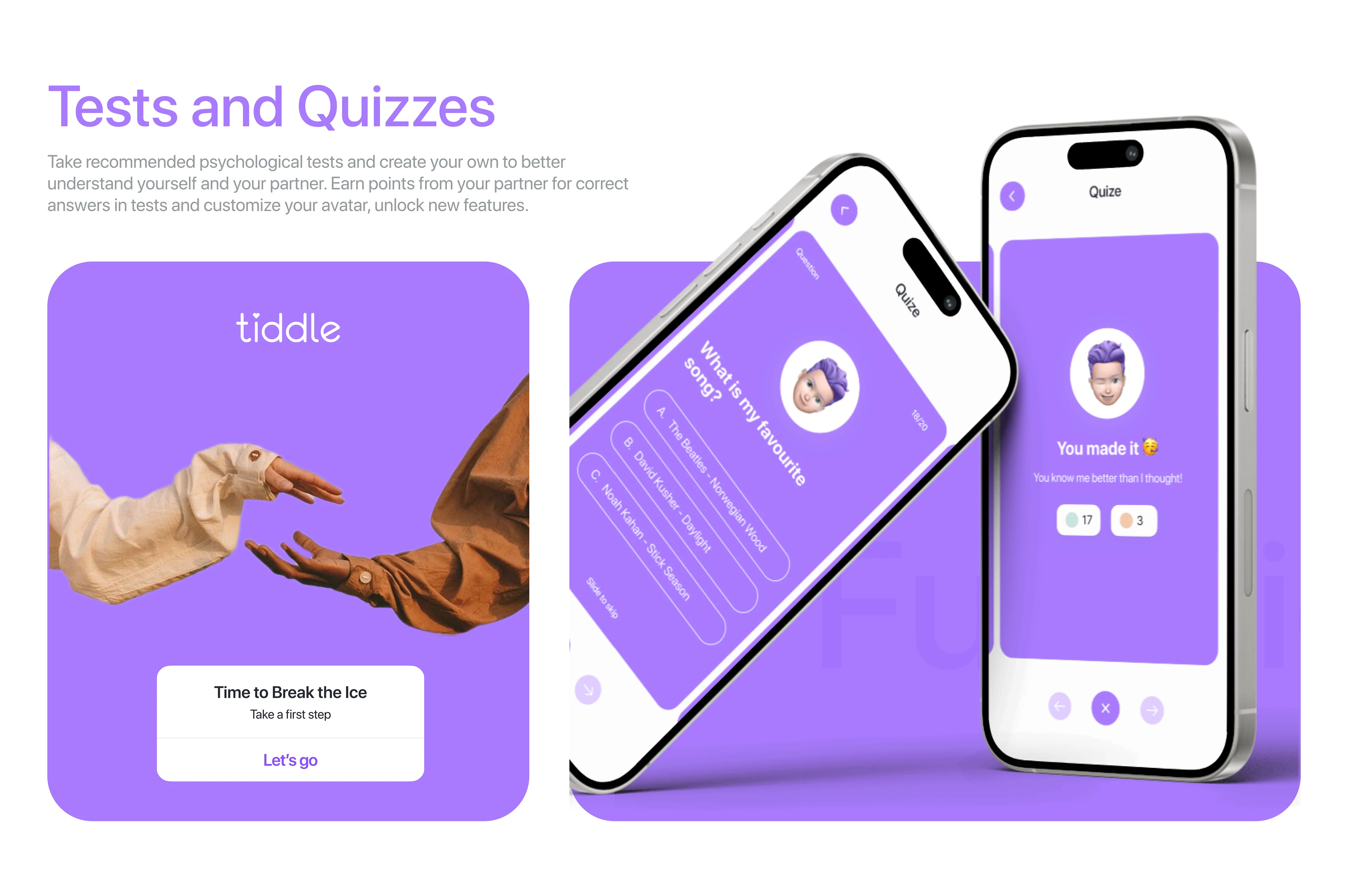 Tiddle — Relationship & Emotional Wellbeing App — Изображение №6 — Интерфейсы, Брендинг на Dprofile