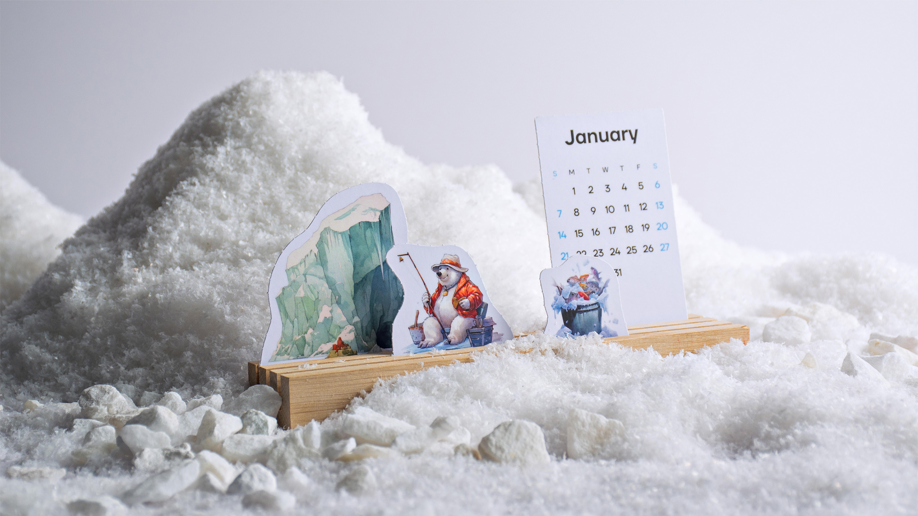 ААНИИ | Календарь-диорама — Изображение №5 — Брендинг, Графика на Dprofile