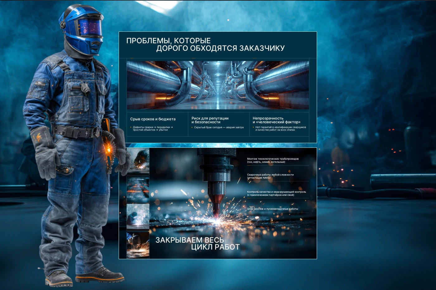 Презентация в сфере промышленного строительства — Изображение №4 — Графика, Маркетинг на Dprofile