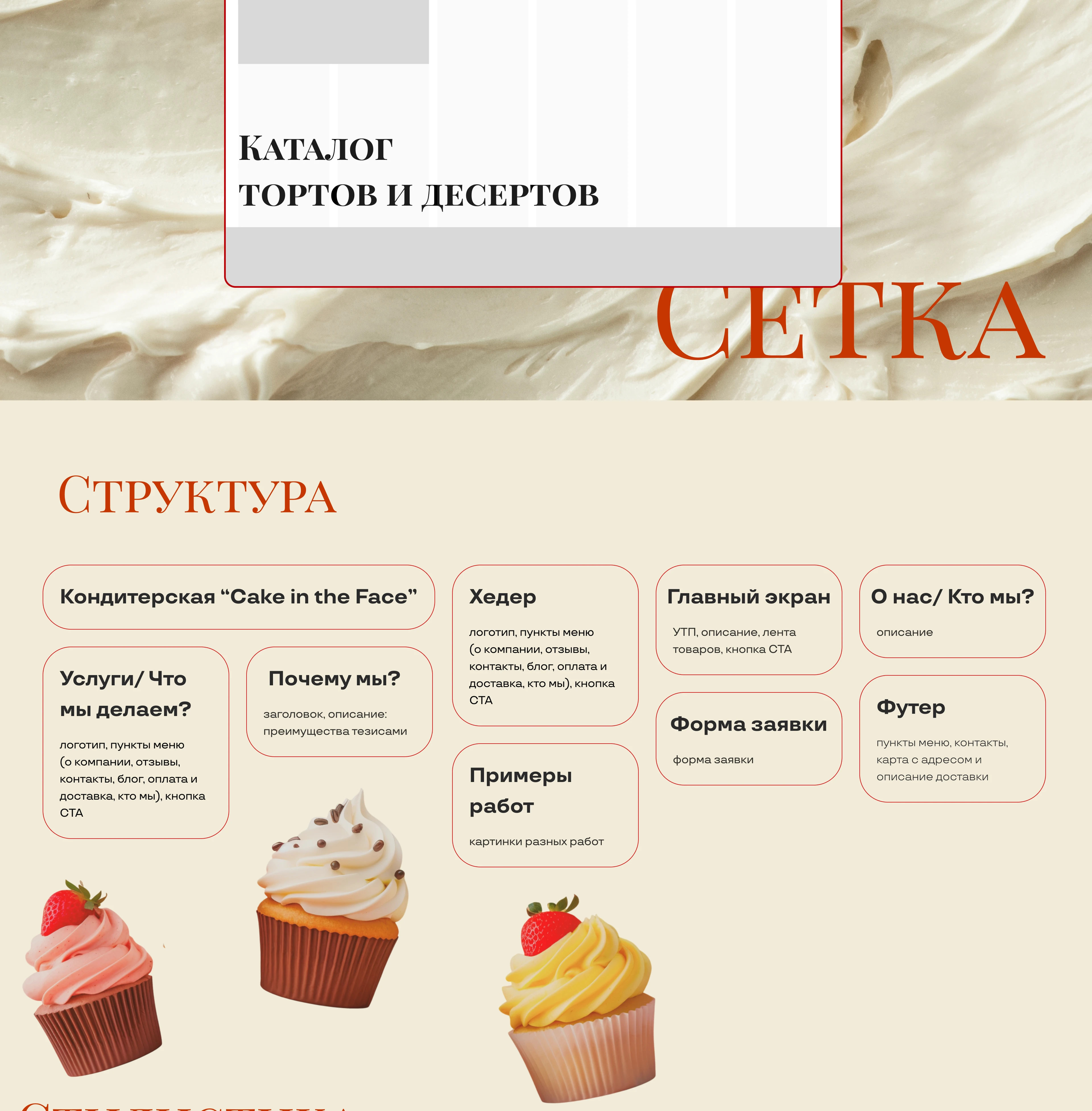 Cake in The Face / online store — Изображение №3 — Интерфейсы на Dprofile