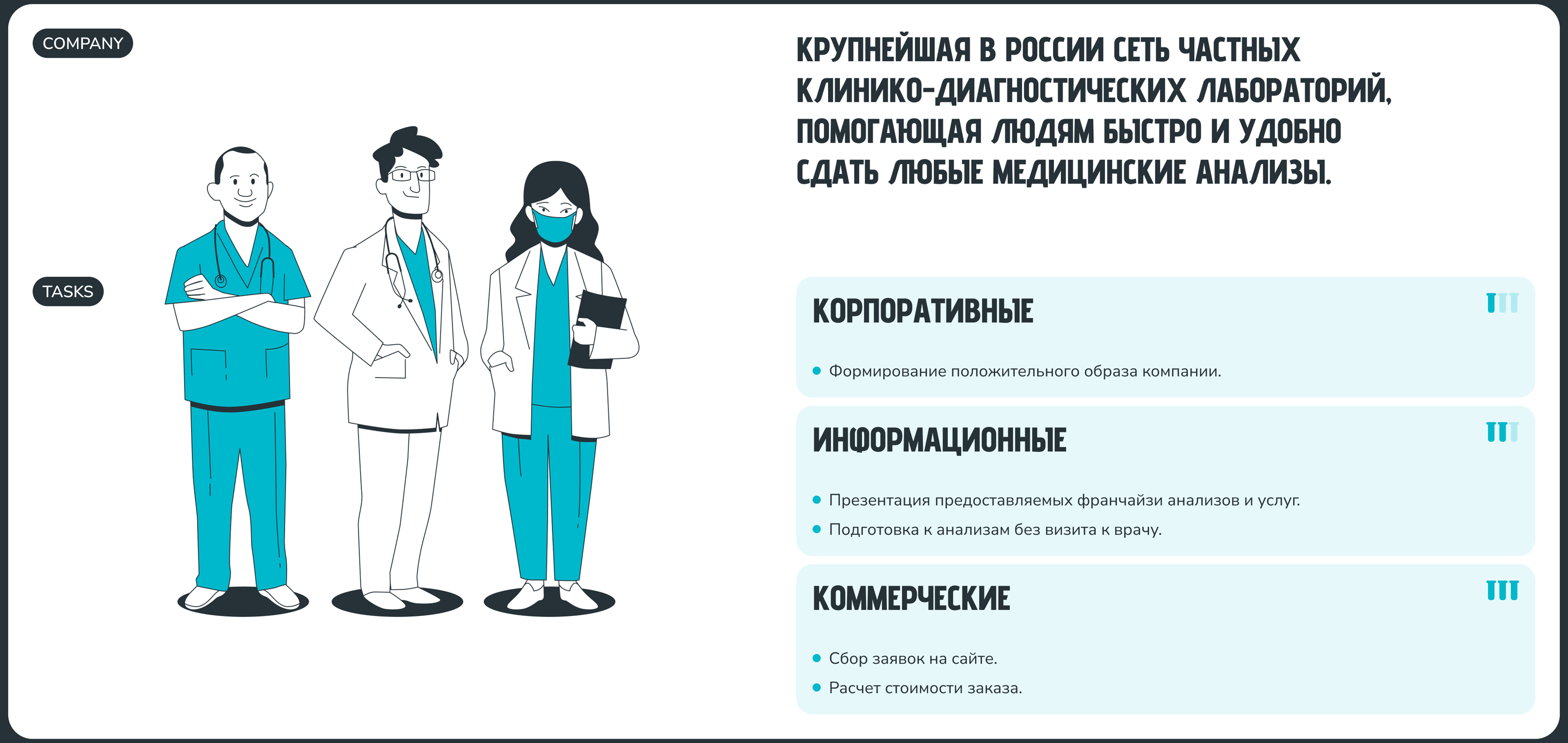 1-ая МедЛаборатория — Сайт & Каталог — Изображение №2 — Интерфейсы на Dprofile