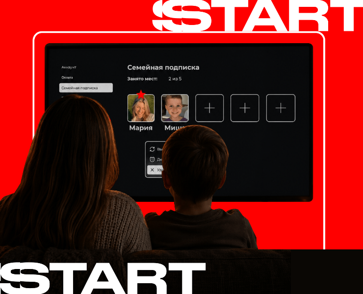 START | Онлайн-кинотеатр | Smart TV — Интерфейсы на Dprofile