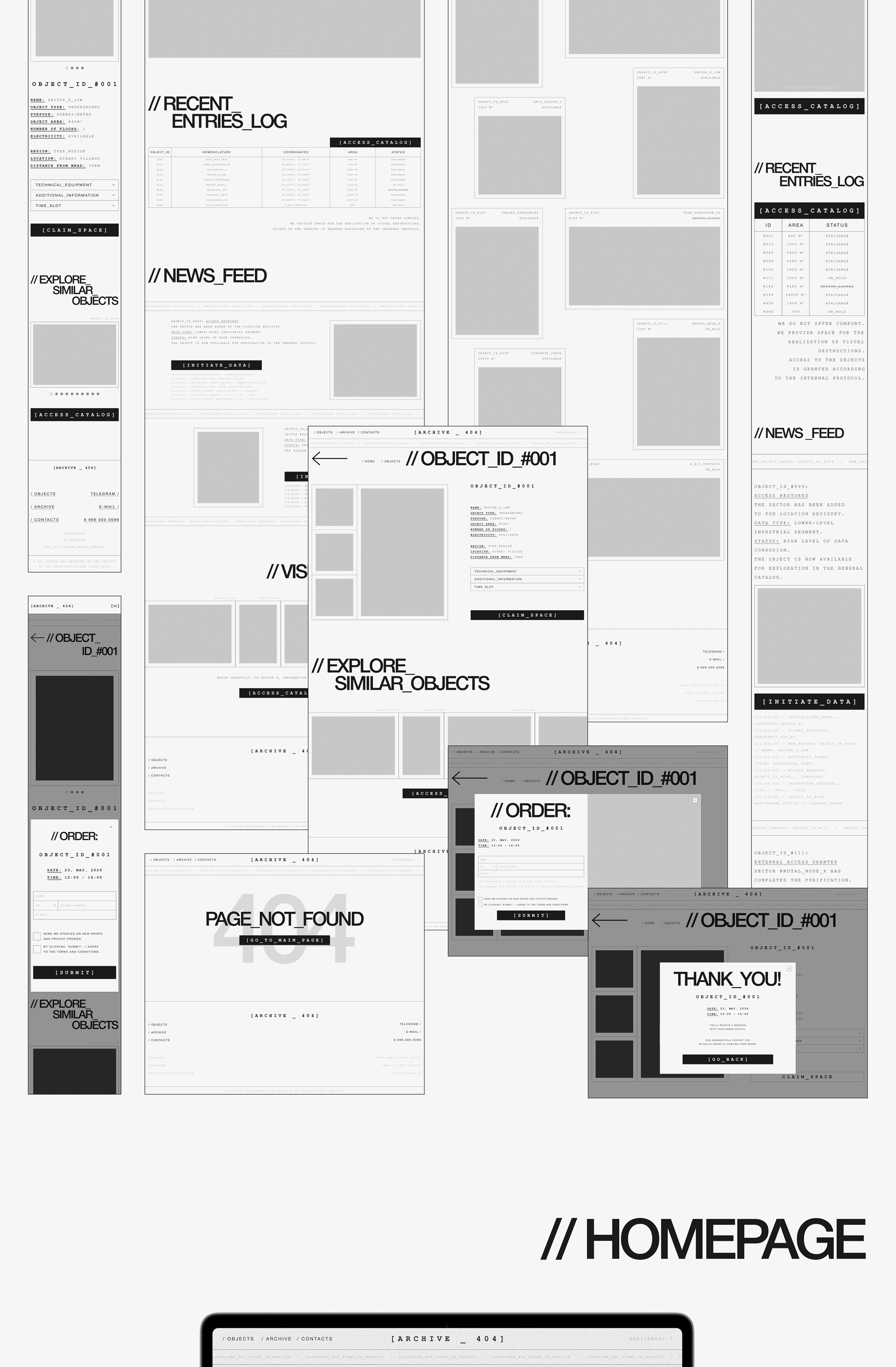 Concept web-site | Веб-сайт | UX/UI — Изображение №4 — Интерфейсы, Брендинг на Dprofile