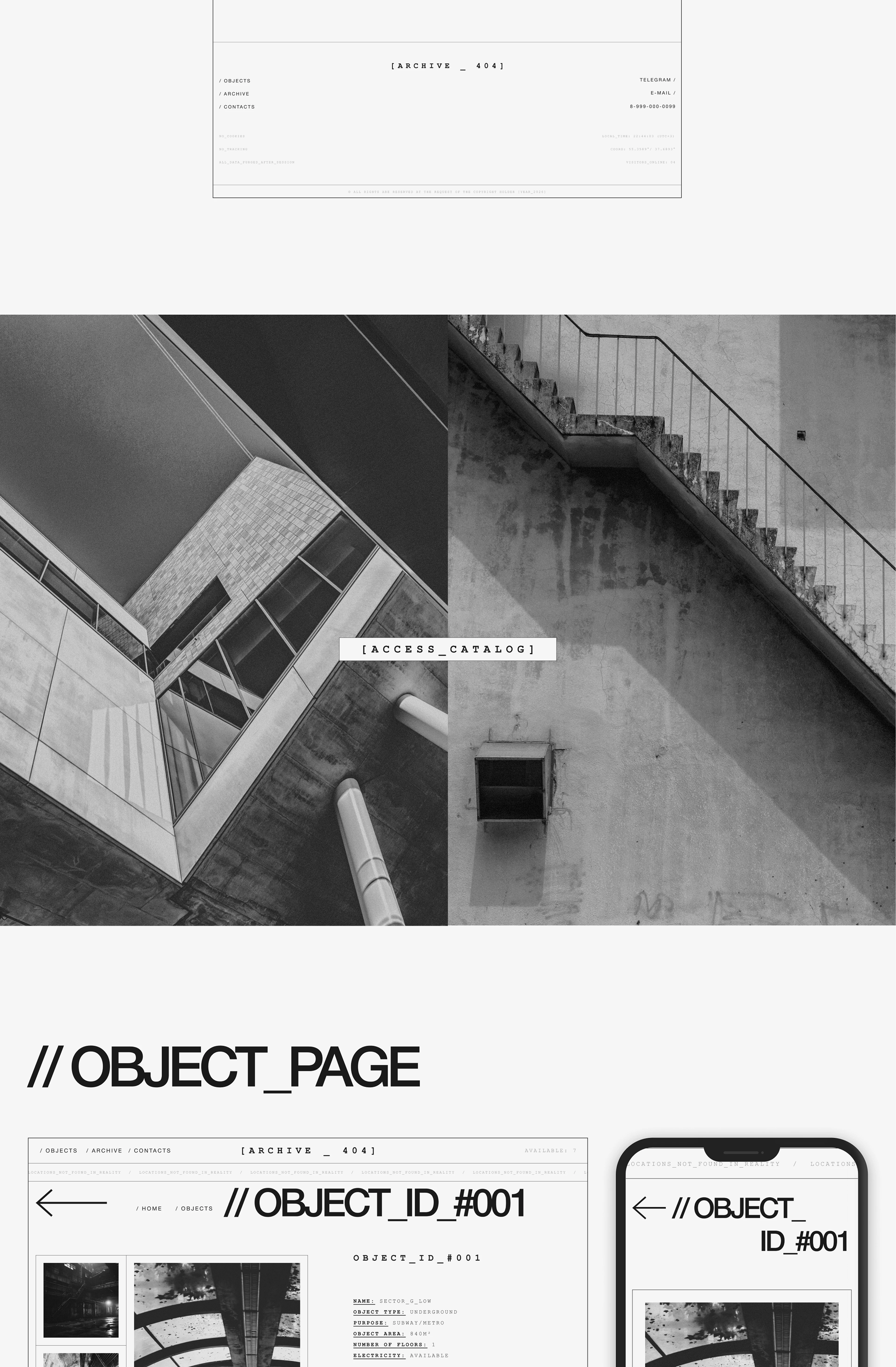 Concept web-site | Веб-сайт | UX/UI — Изображение №6 — Интерфейсы, Брендинг на Dprofile