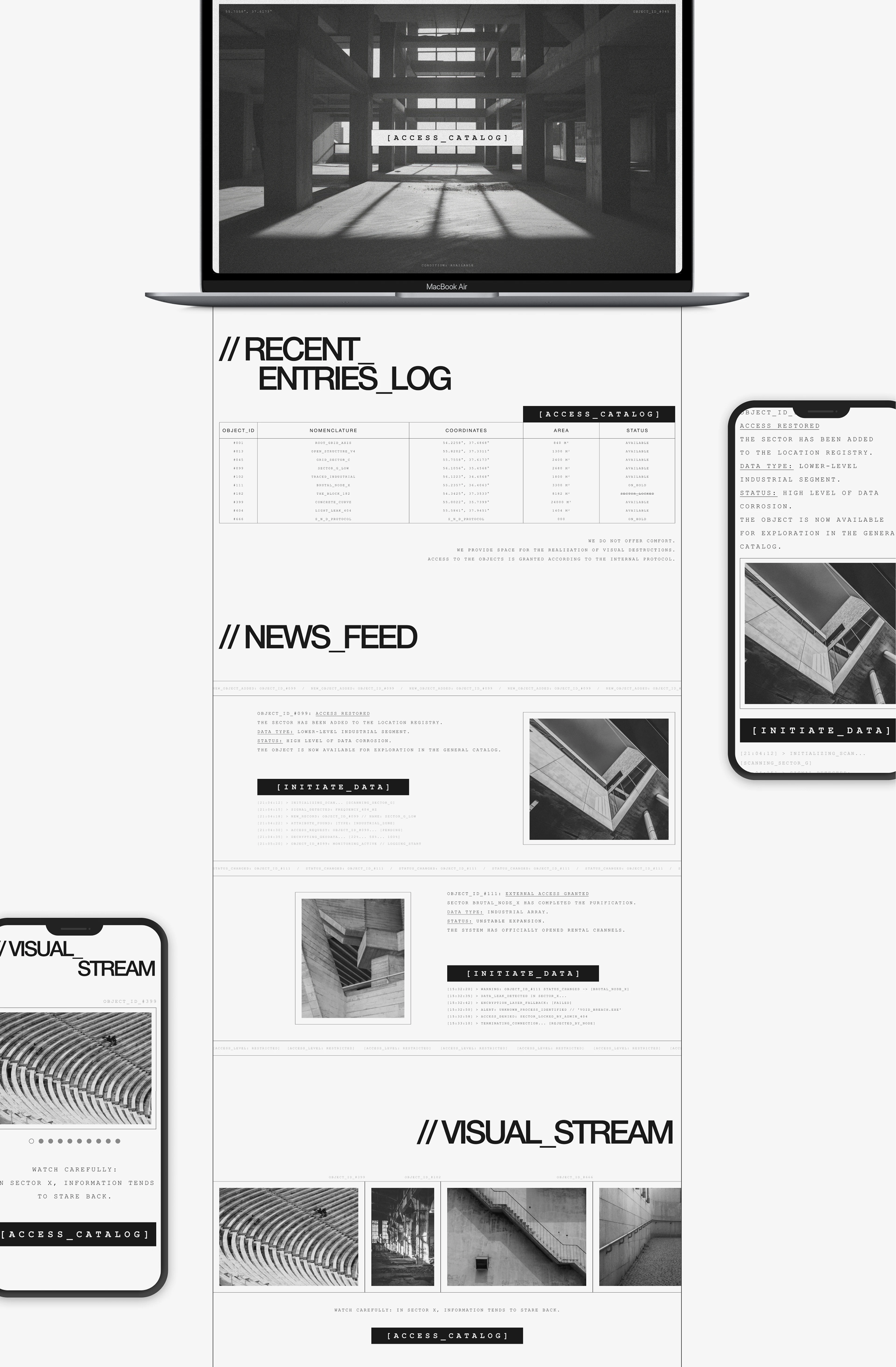 Concept web-site | Веб-сайт | UX/UI — Изображение №5 — Интерфейсы, Брендинг на Dprofile