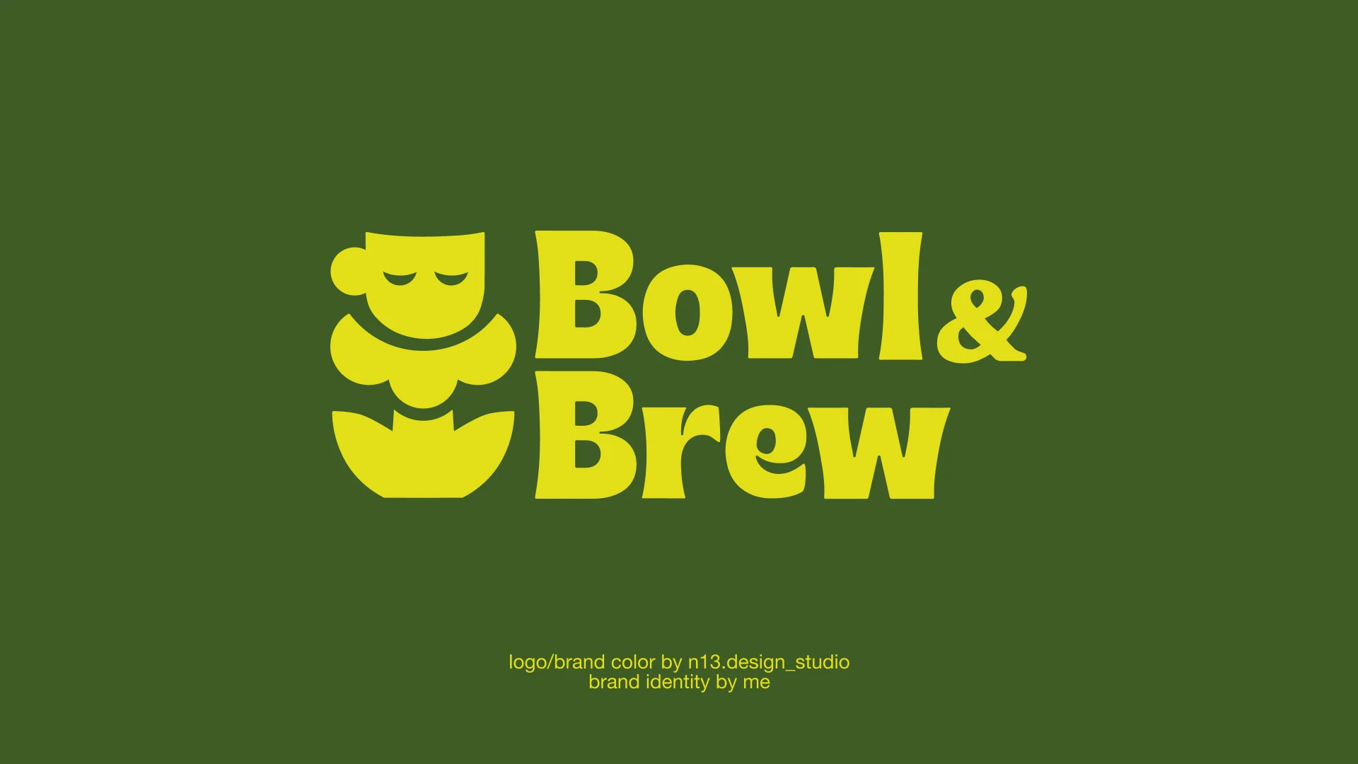 Bowl&Brew | brand identity — Изображение №1 — Брендинг на Dprofile