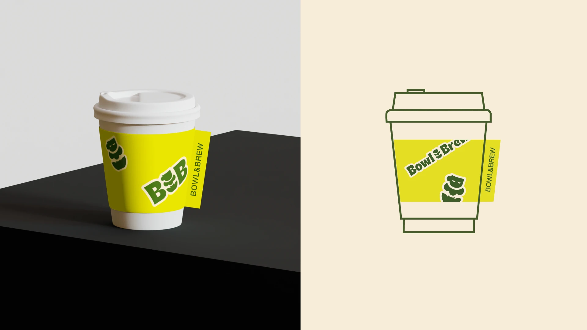 Bowl&Brew | brand identity — Изображение №7 — Брендинг на Dprofile