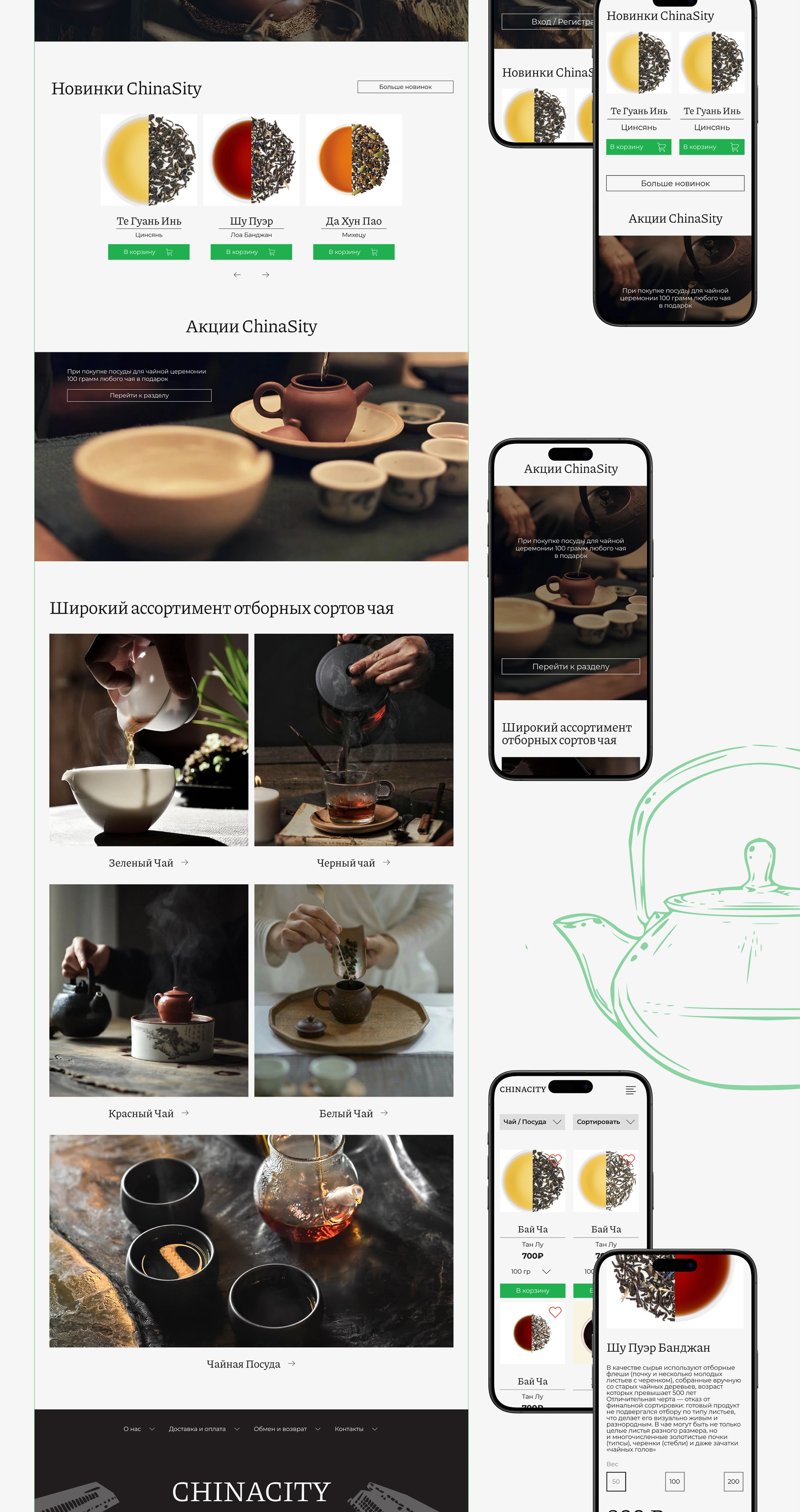 Интернет магазин Chinacity — Изображение №6 — Интерфейсы на Dprofile