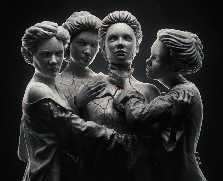 Постер для сериала "Пансион" — Иллюстрация, 3D на Dprofile