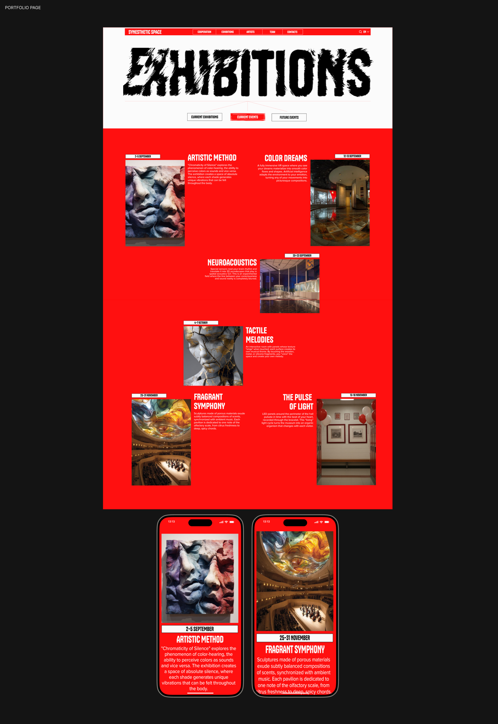 UX UI design for the Museum of Contemporary Art — Изображение №5 — Интерфейсы на Dprofile