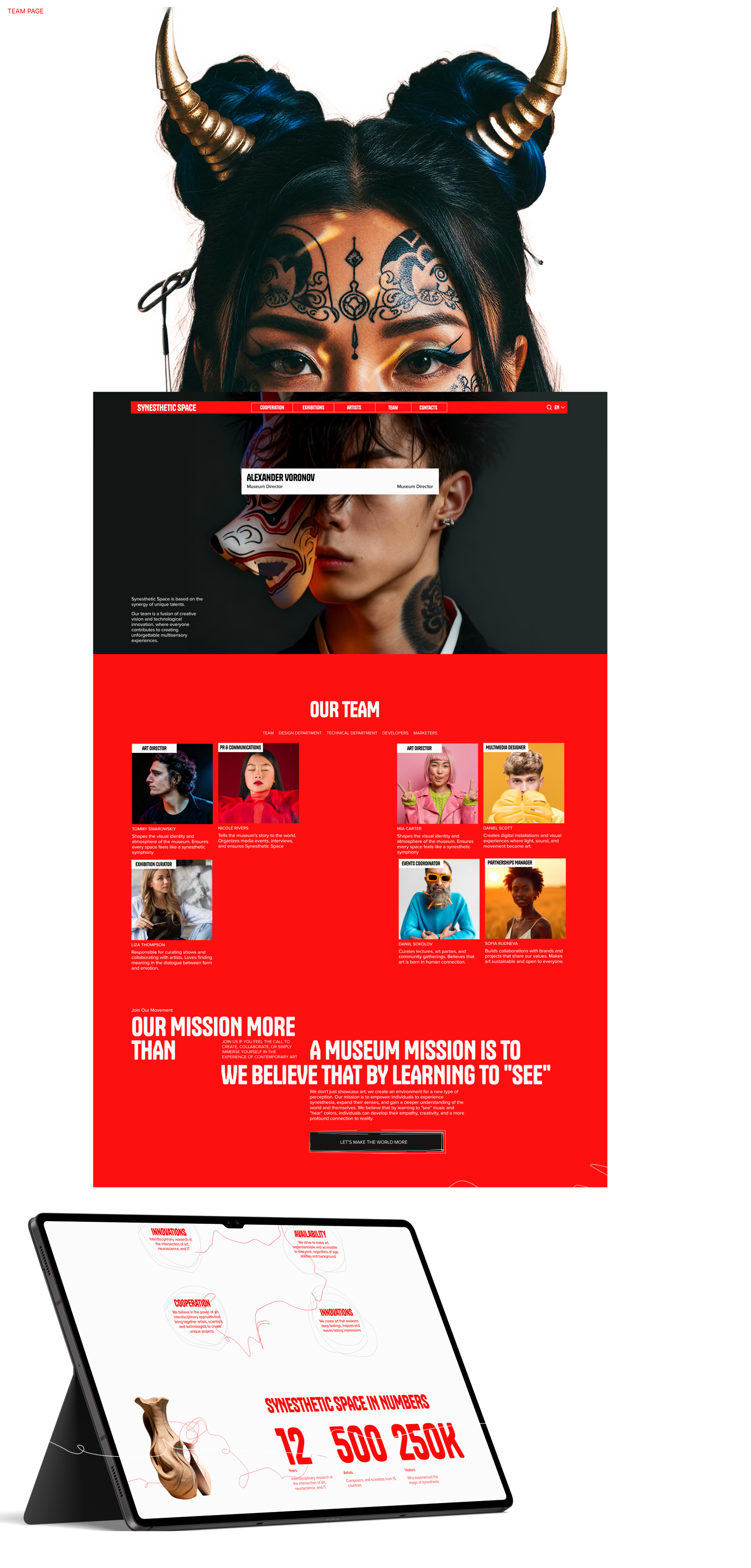 UX UI design for the Museum of Contemporary Art — Изображение №8 — Интерфейсы на Dprofile
