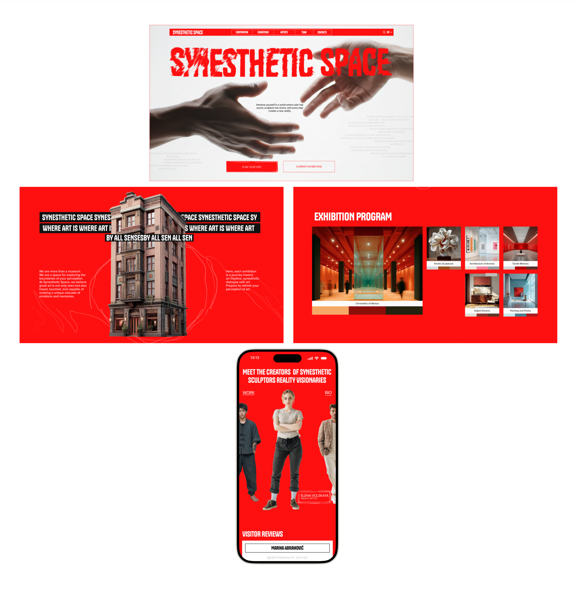 UX UI design for the Museum of Contemporary Art — Изображение №2 — Интерфейсы на Dprofile