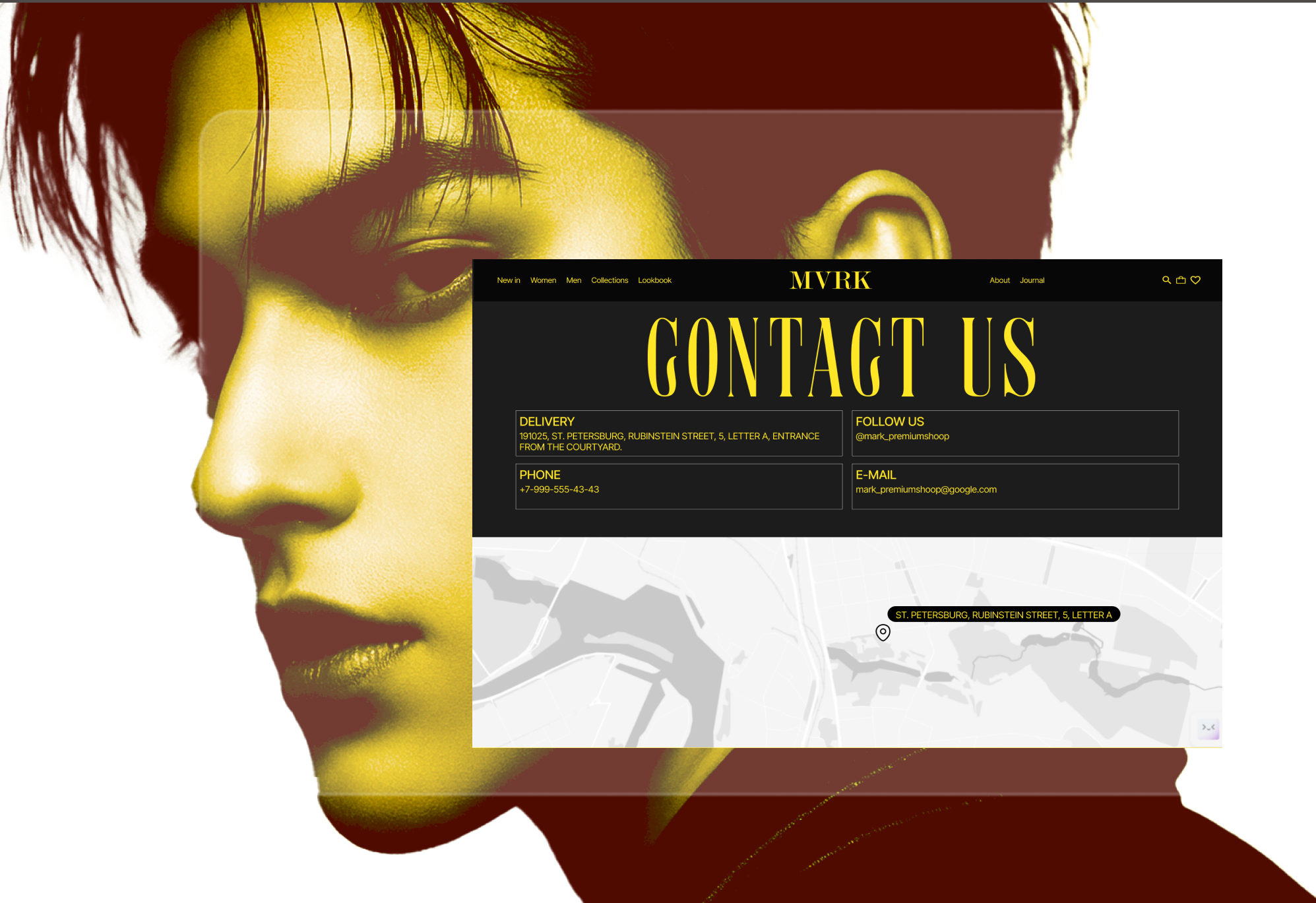 MARK — premium clothing website. UX Research — Изображение №10 — Интерфейсы на Dprofile