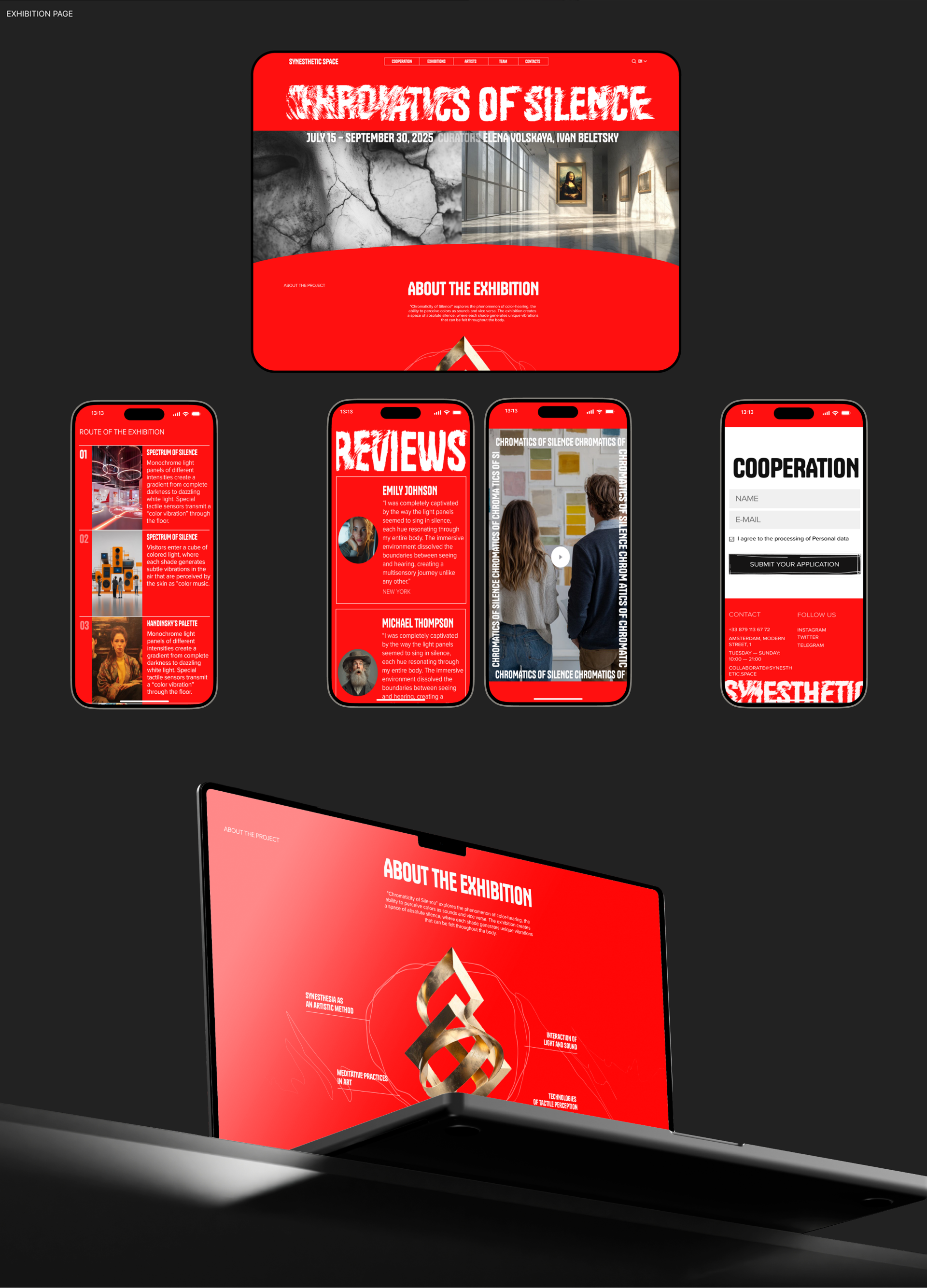 UX UI design for the Museum of Contemporary Art — Изображение №7 — Интерфейсы на Dprofile