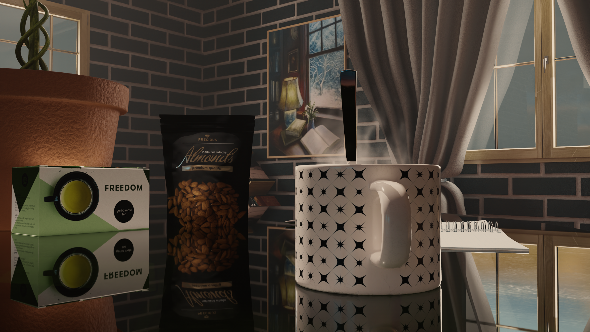 Warm dreamy vibe | CG 3D animation — Изображение №9 — 3D, Анимация на Dprofile