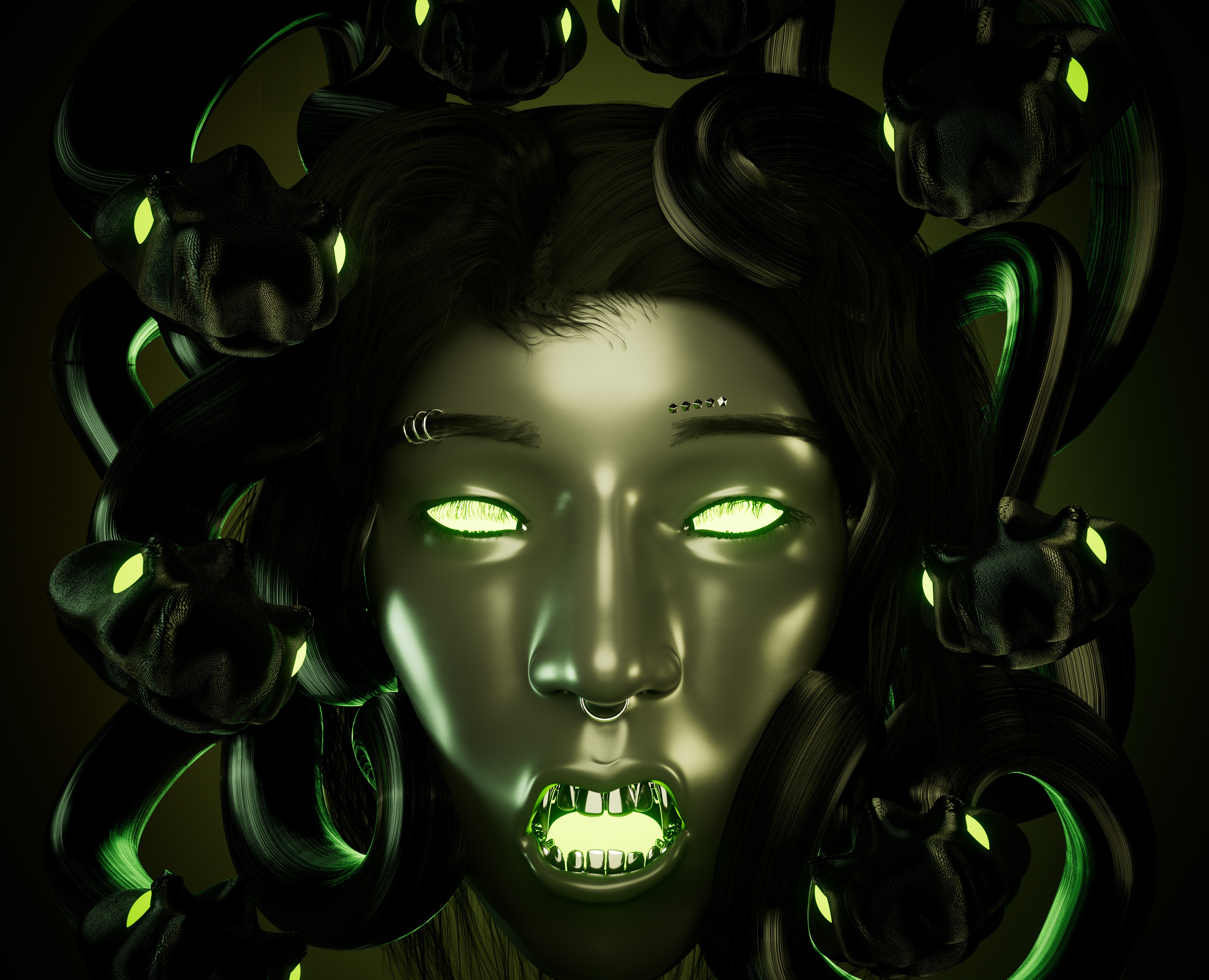 Gorgon Medusa | 3D Art | NFT на Dprofile