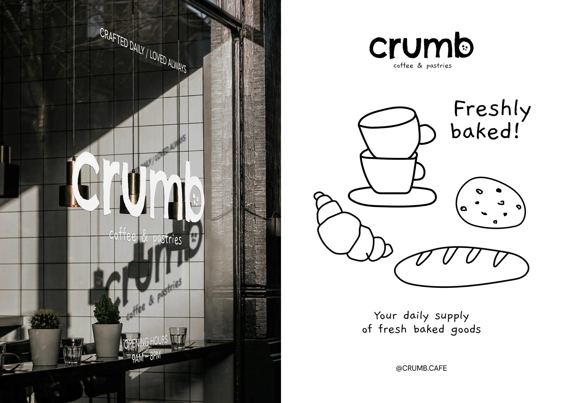 Crumb | Кофейня | Айдентика — Изображение №9 — Брендинг на Dprofile