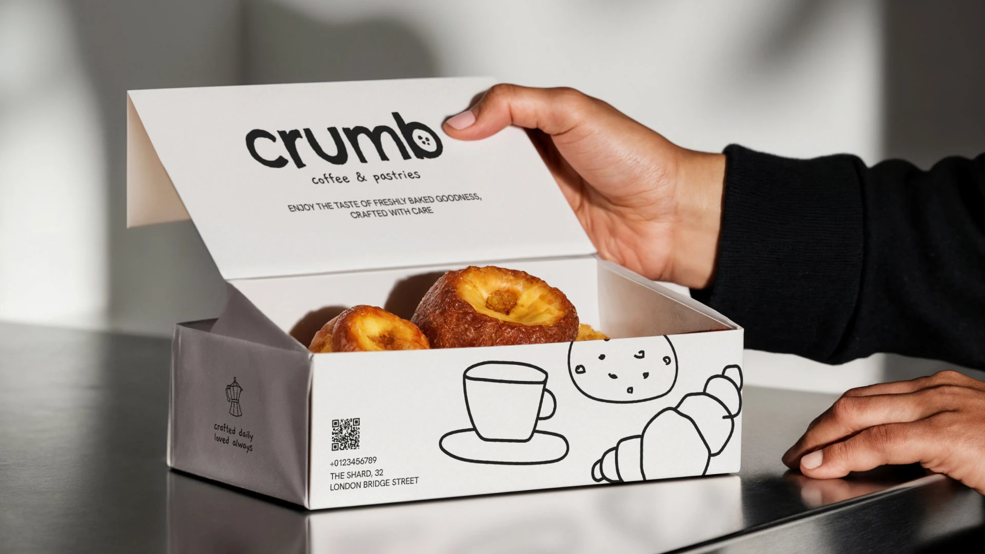 Crumb | Кофейня | Айдентика — Изображение №1 — Брендинг на Dprofile