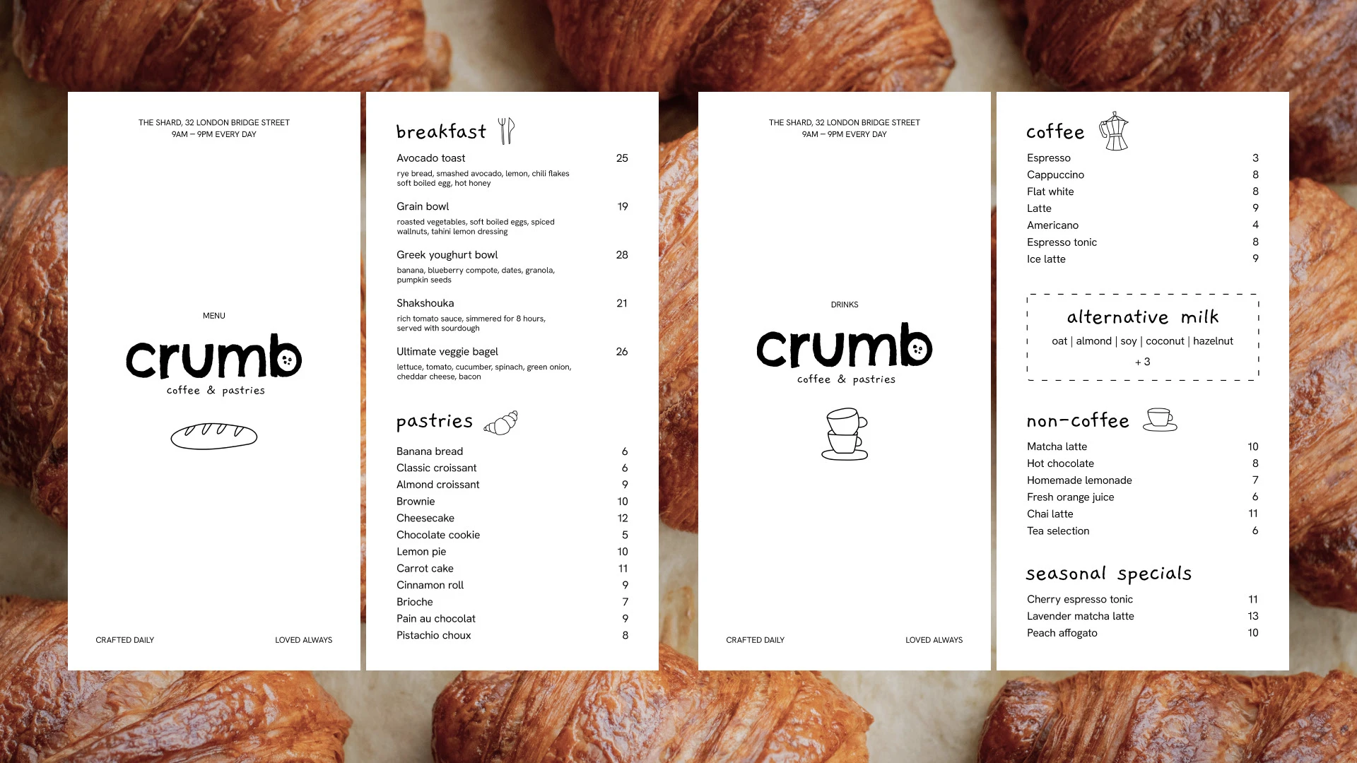 Crumb | Кофейня | Айдентика — Изображение №7 — Брендинг на Dprofile