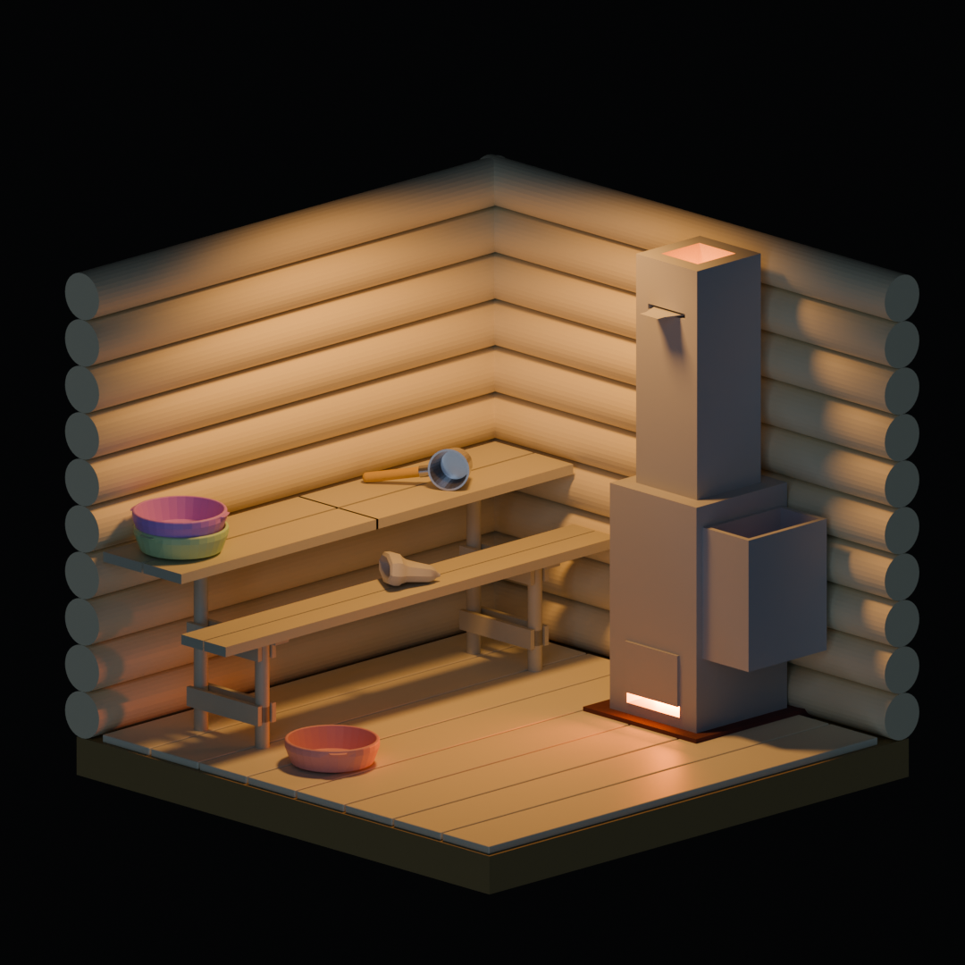 Комнаты в изометрии — Изображение №5 — Иллюстрация, 3D на Dprofile