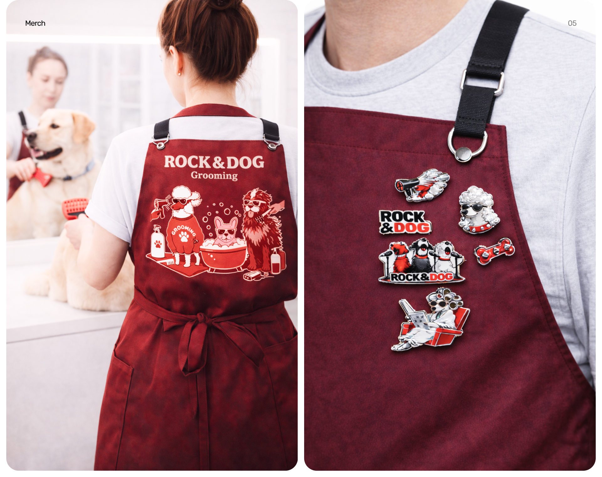 ROCK&DOG - студия груминга — Изображение №4 — Интерфейсы, Брендинг на Dprofile