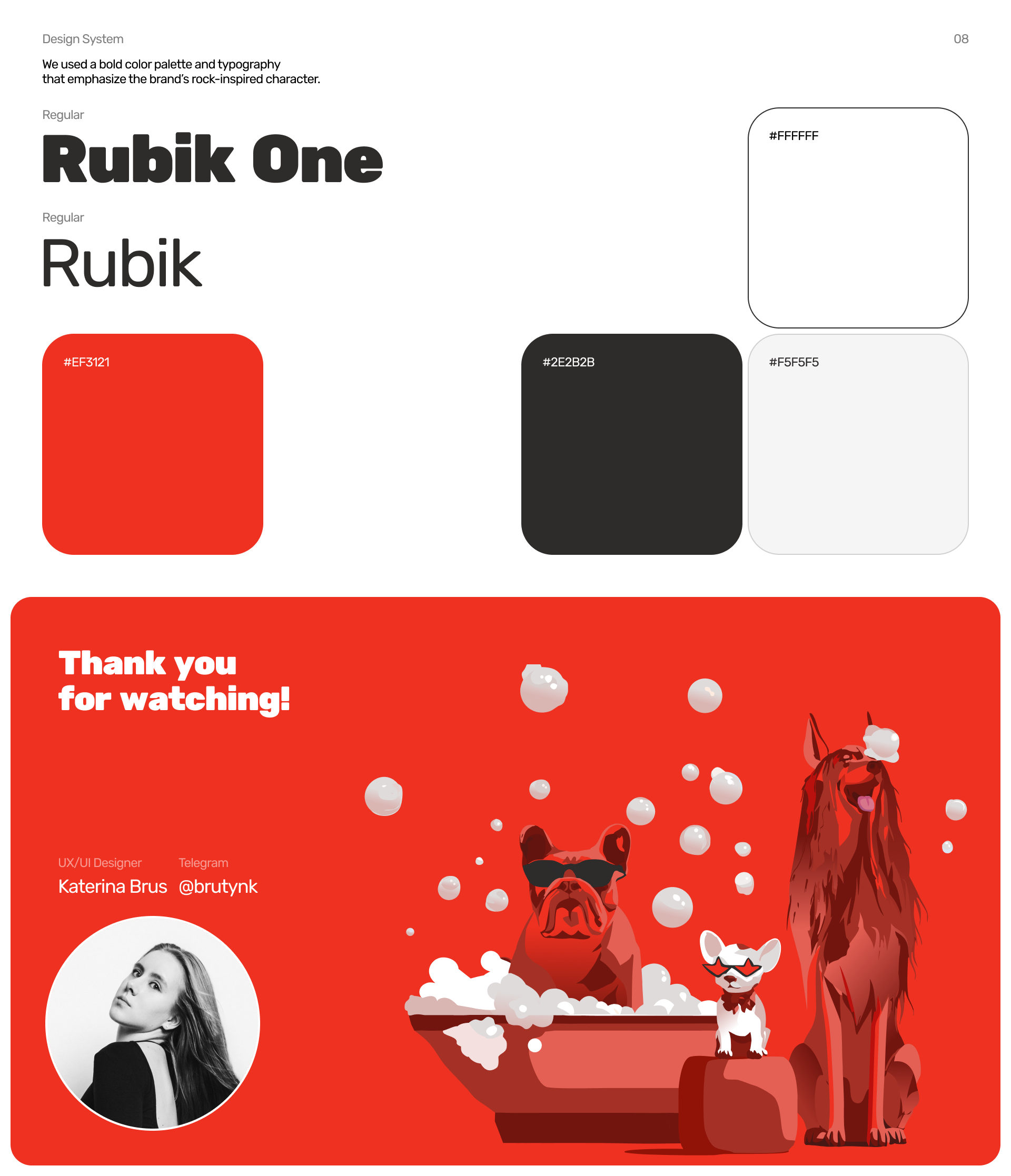 ROCK&DOG - студия груминга — Изображение №8 — Интерфейсы, Брендинг на Dprofile