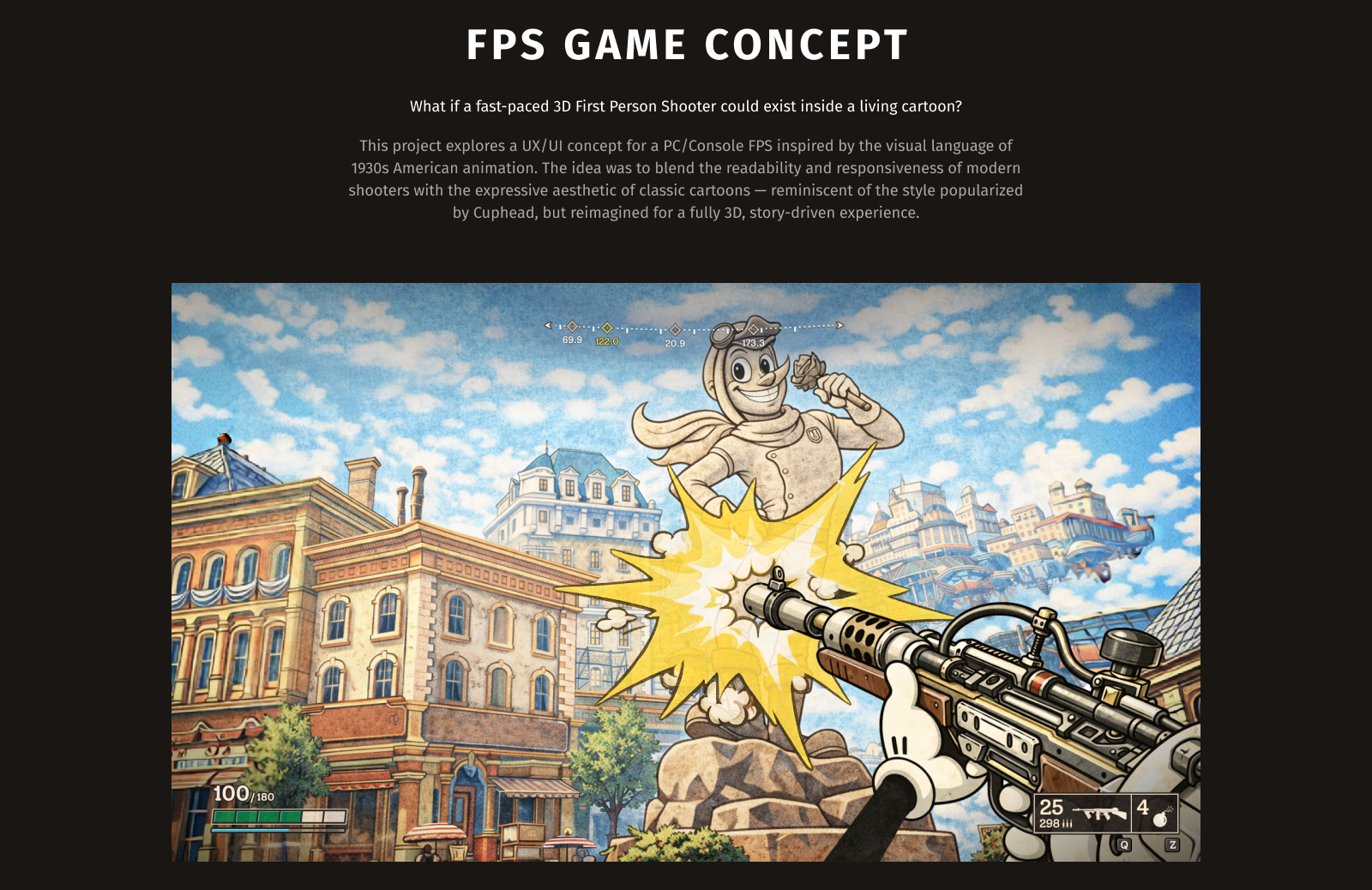 Ink Rampage — FPS Game UX/UI — Изображение №2 — Интерфейсы на Dprofile