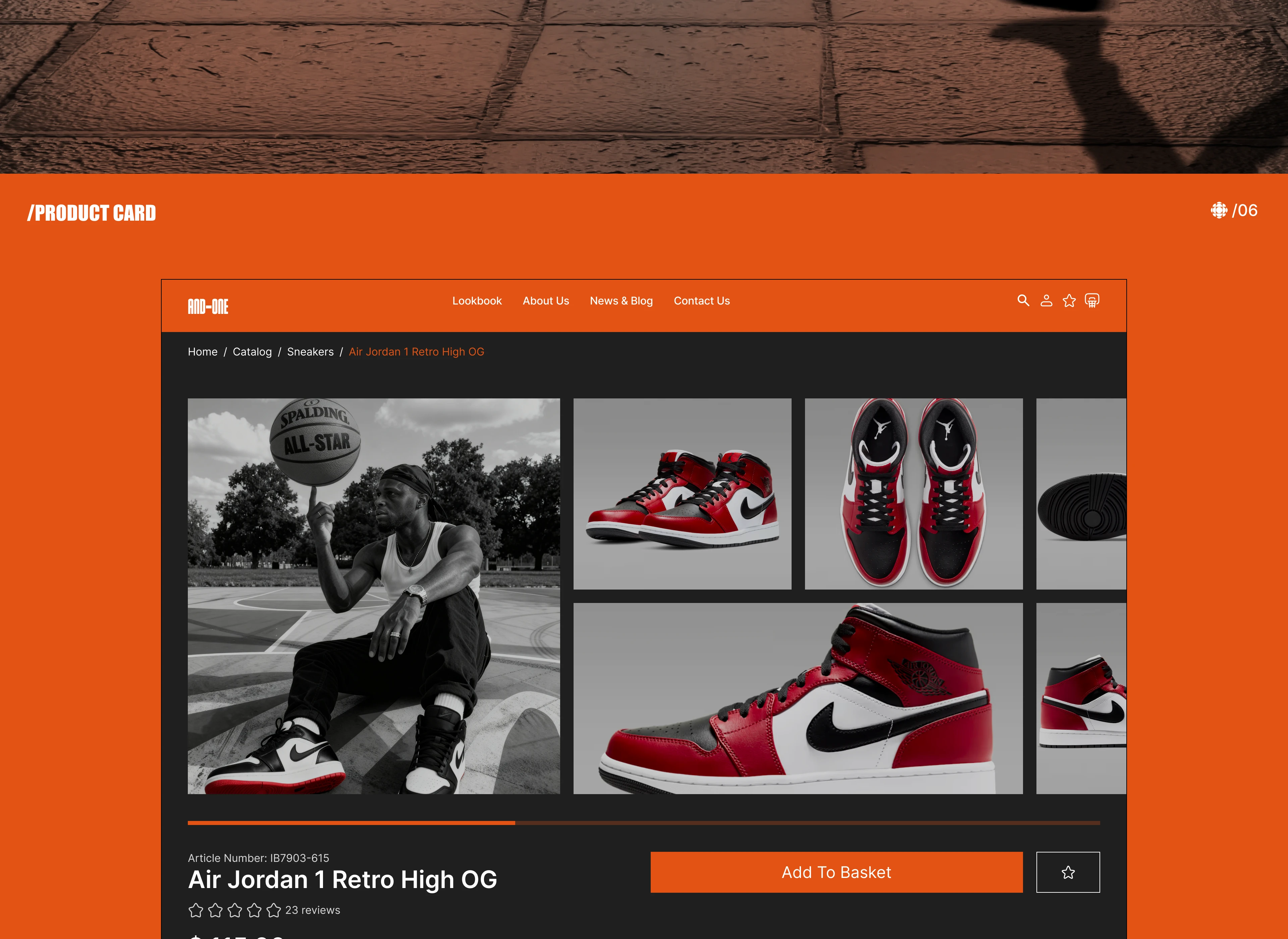 BASKETBALL SHOP AND-ONE — Изображение №15 — Интерфейсы на Dprofile