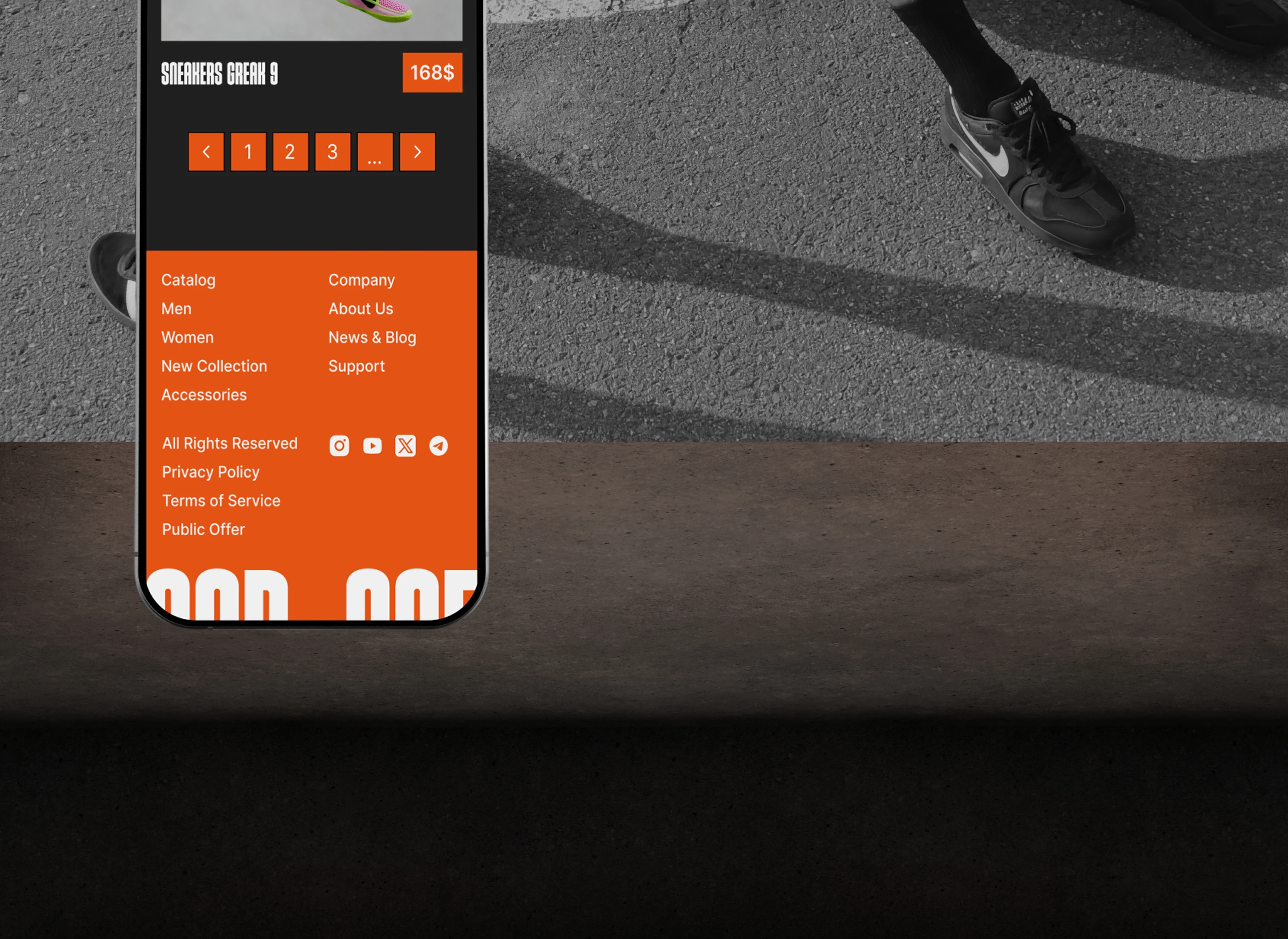 BASKETBALL SHOP AND-ONE — Изображение №13 — Интерфейсы на Dprofile