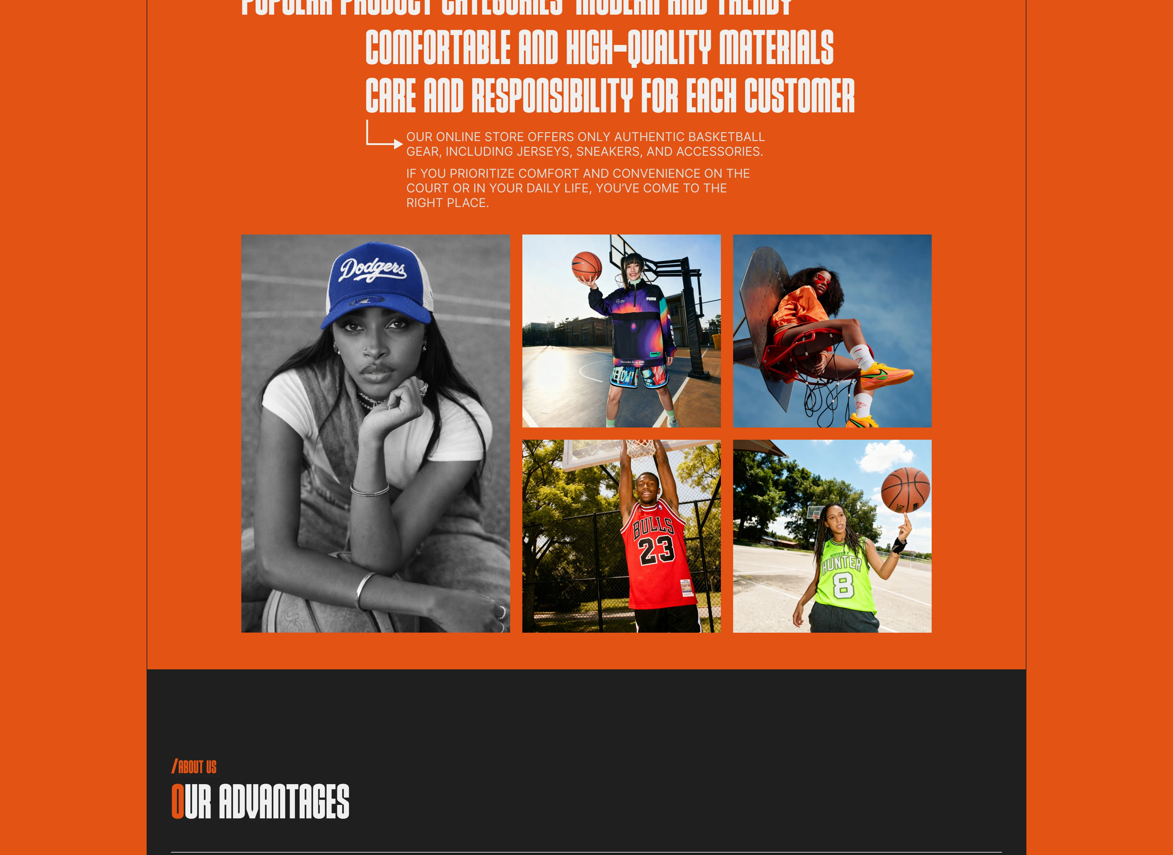 BASKETBALL SHOP AND-ONE — Изображение №9 — Интерфейсы на Dprofile