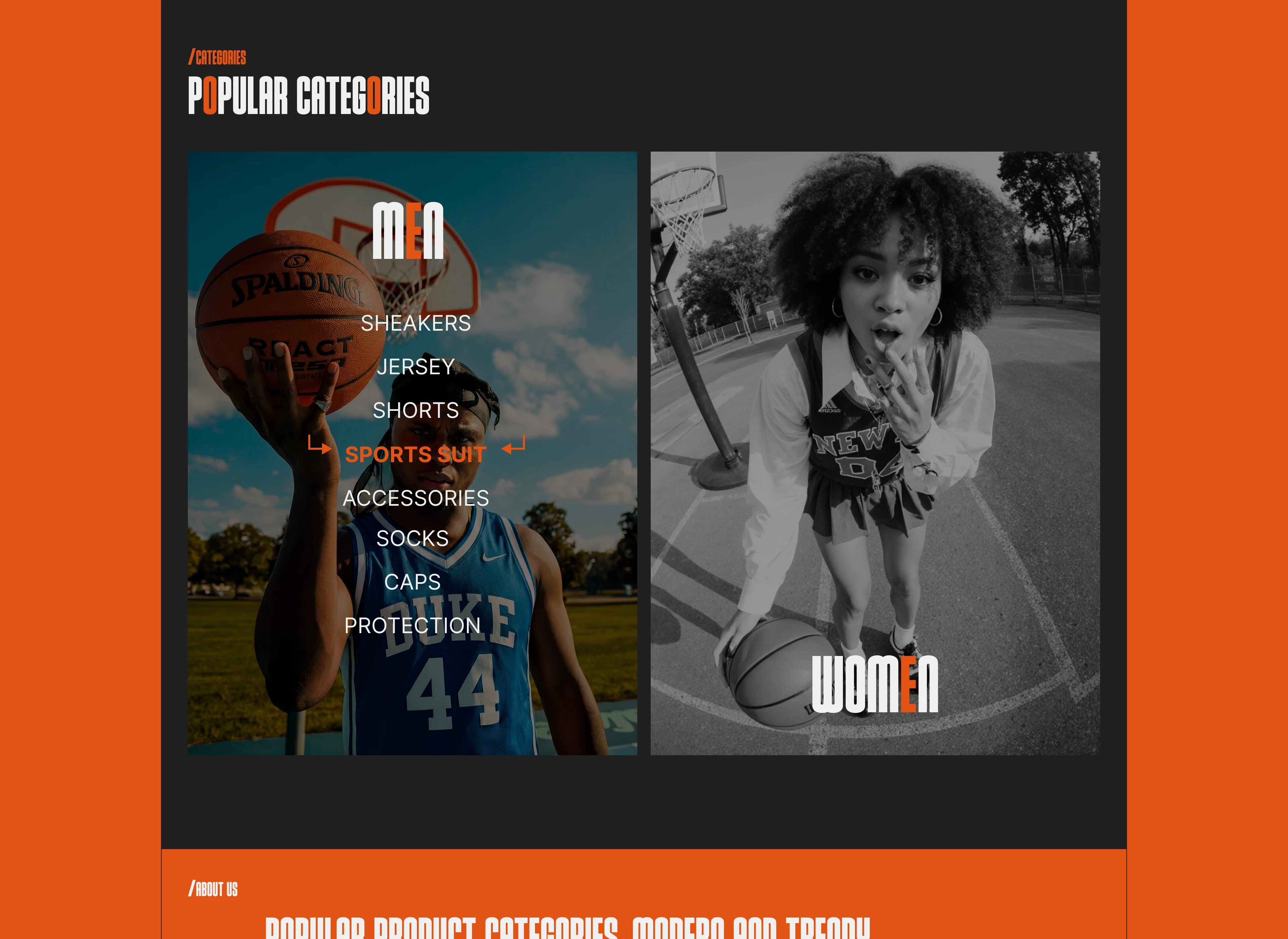 BASKETBALL SHOP AND-ONE — Изображение №8 — Интерфейсы на Dprofile
