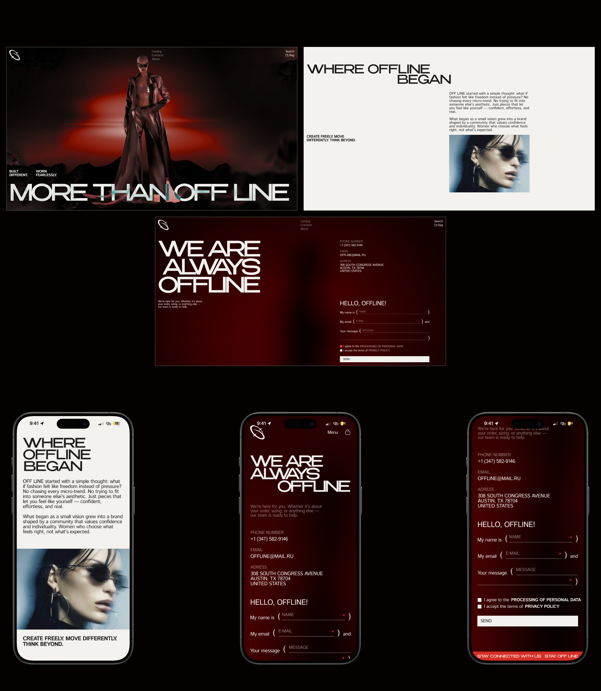 OFFLINE | e-commerce website | online-store — Изображение №11 — Интерфейсы на Dprofile