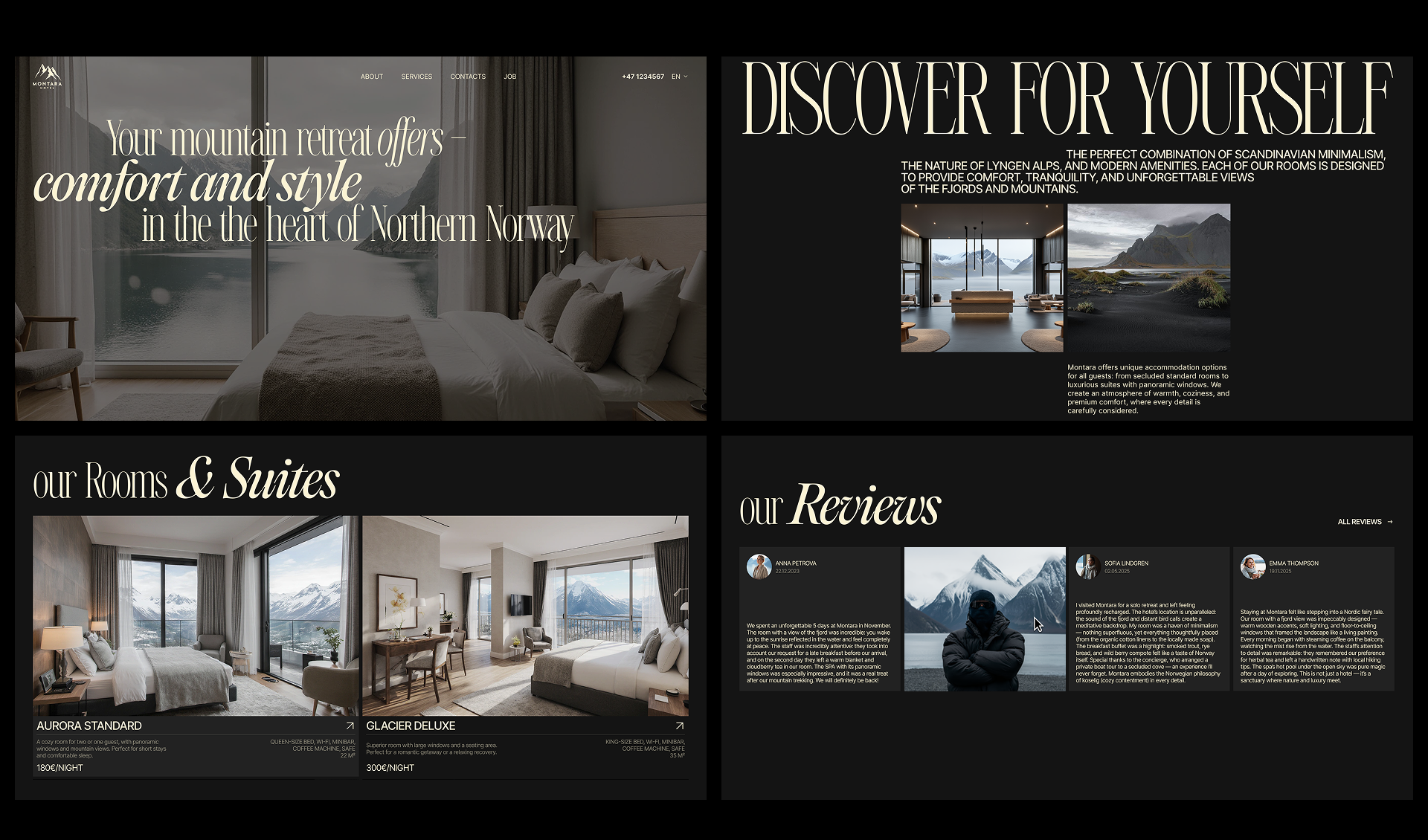 MONTARA HOTEL | UI UX design — Изображение №10 — Интерфейсы, Брендинг на Dprofile