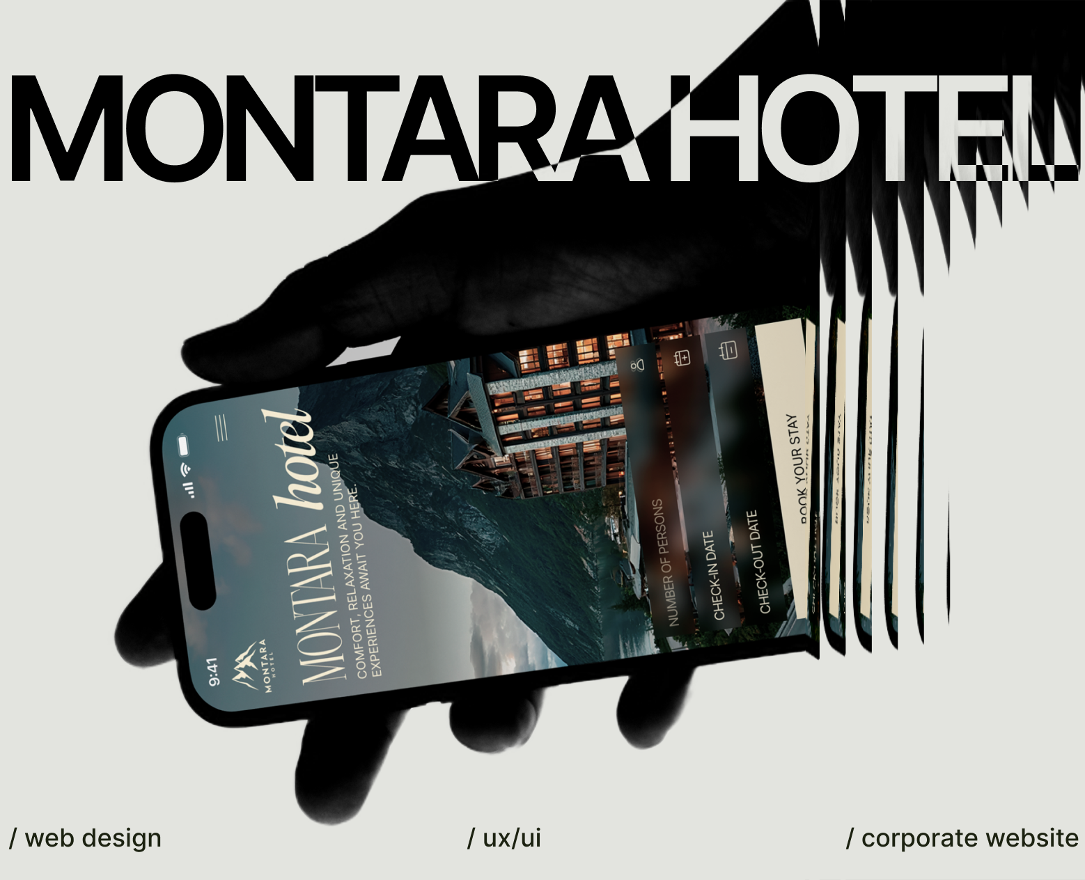 MONTARA HOTEL | UI UX design — Интерфейсы, Брендинг на Dprofile