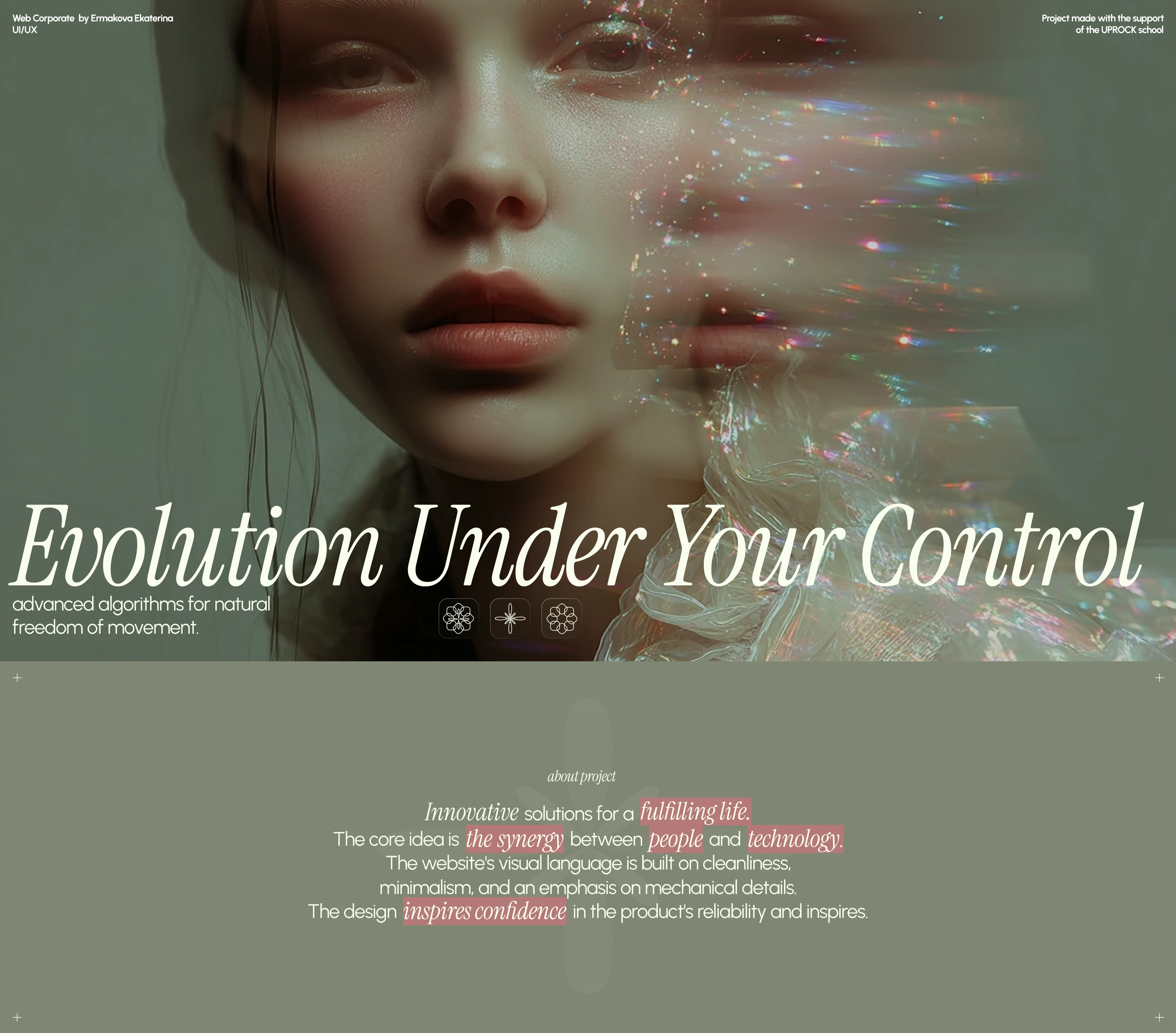 UI/UX Corporate web — Изображение №1 — Интерфейсы, Брендинг на Dprofile