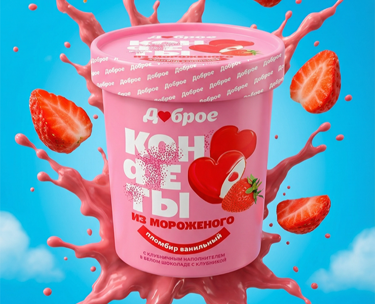 Мороженое "Доброе" | Advertising — Брендинг, Маркетинг на Dprofile