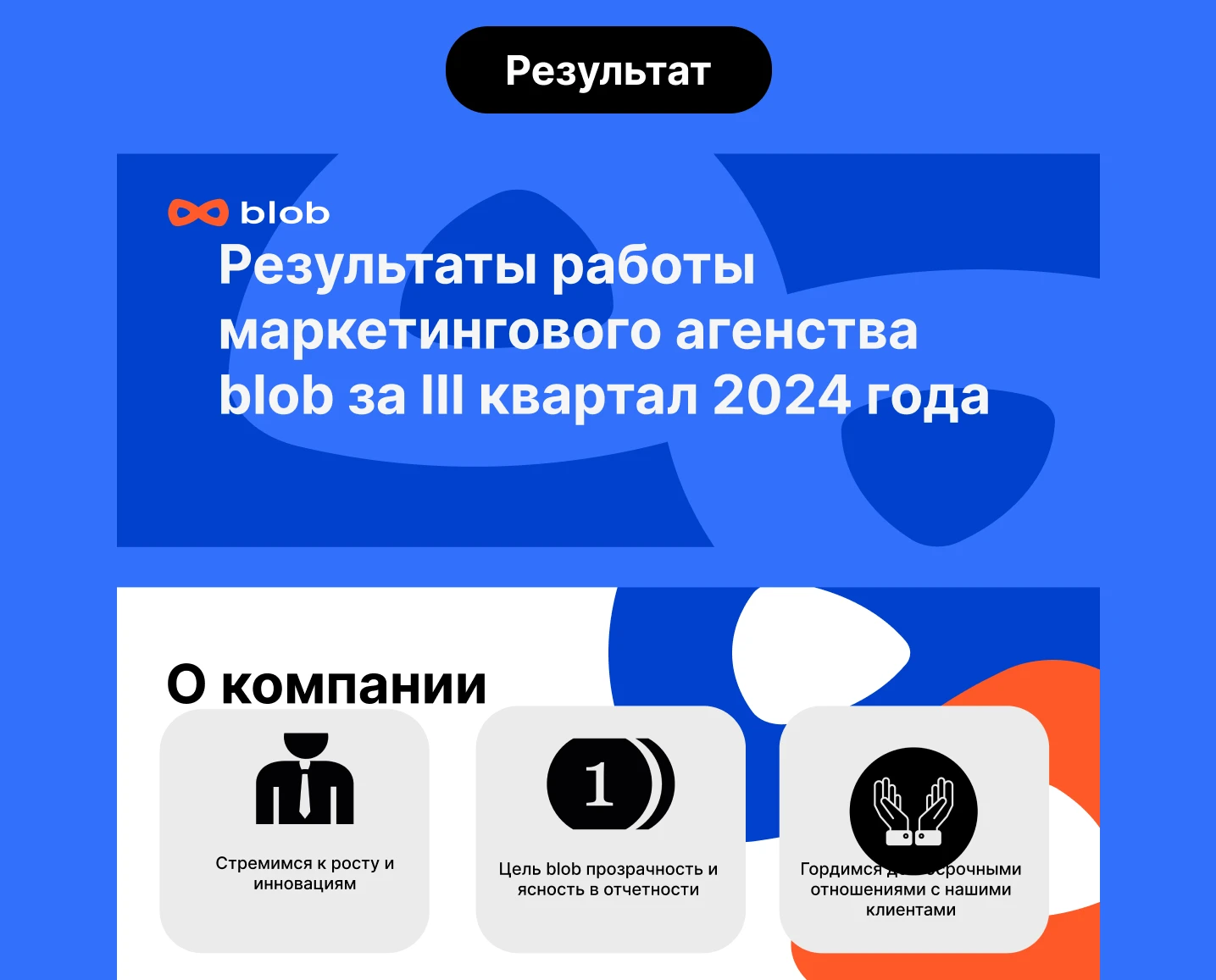 Презентация Маркетинговое Агенство Blob — Изображение №2 — Брендинг, Маркетинг на Dprofile