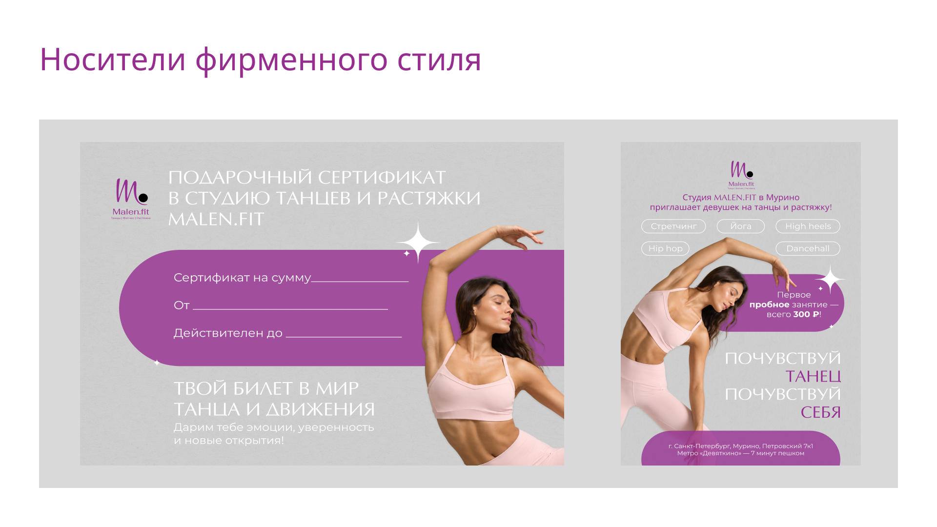 Презентация разработки элементов фирменного стиля и дизайн лендинга для… — Изображение №12 — Брендинг на Dprofile