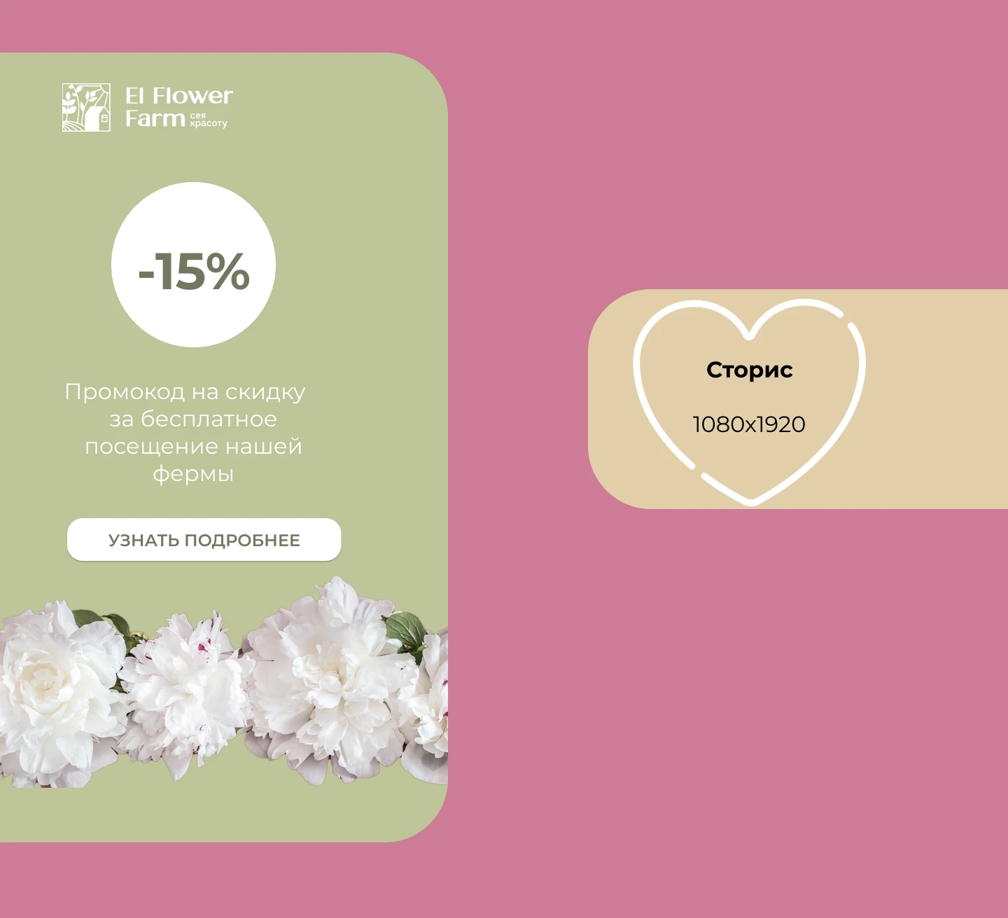 Презентация для Цветочной фермы El Flower Farm — Изображение №7 — Интерфейсы, Брендинг на Dprofile