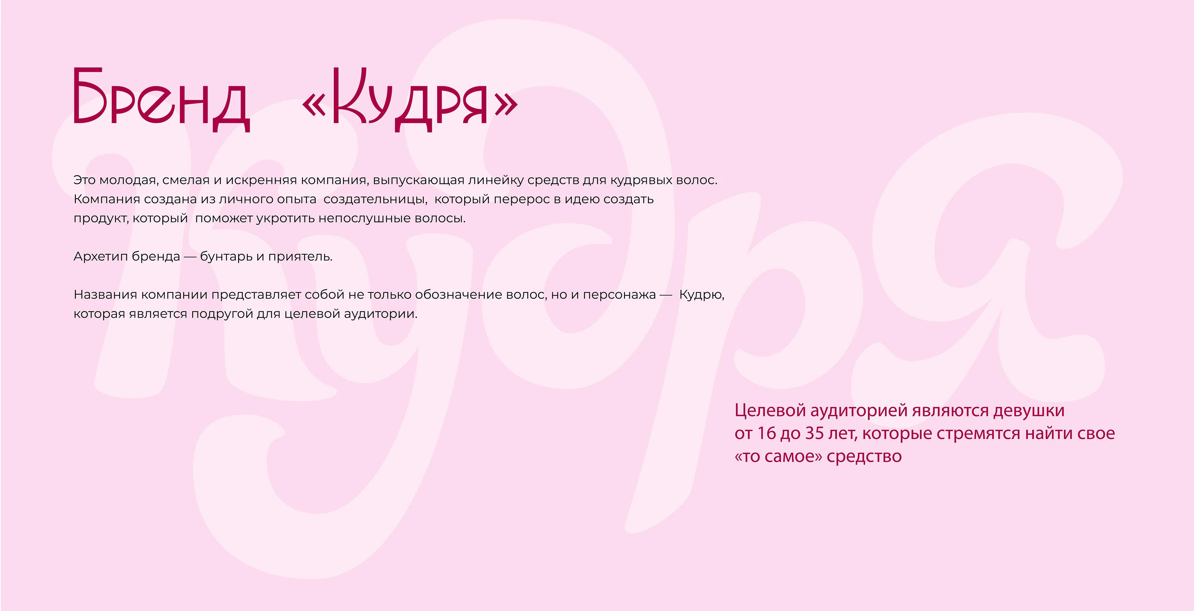 Фирменный стиль бренда "Кудря" — Изображение №2 — Брендинг на Dprofile